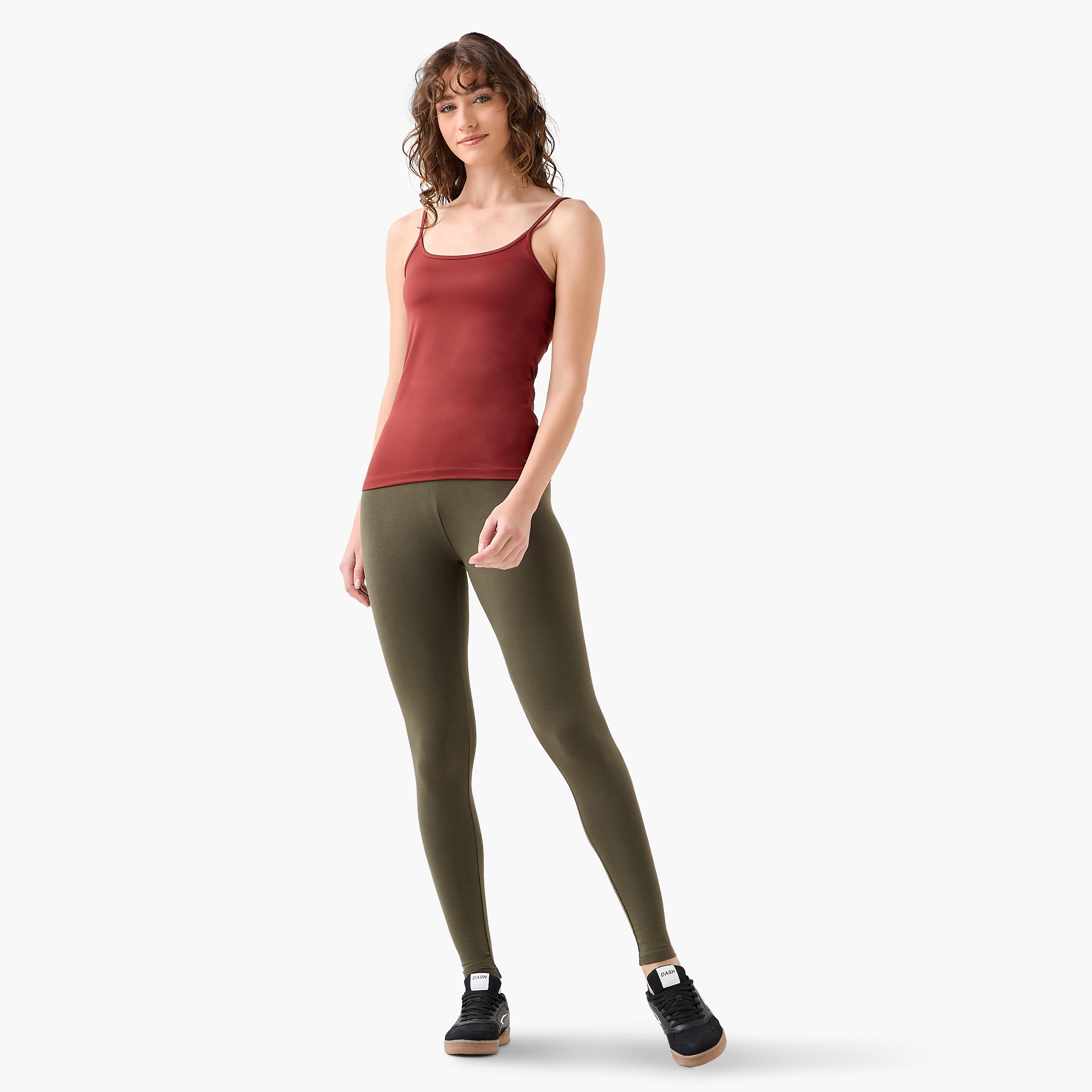 بنطلون ليقنز بخصر مرتفع وطول كامل-women-clothing-bottoms-leggings-image-3