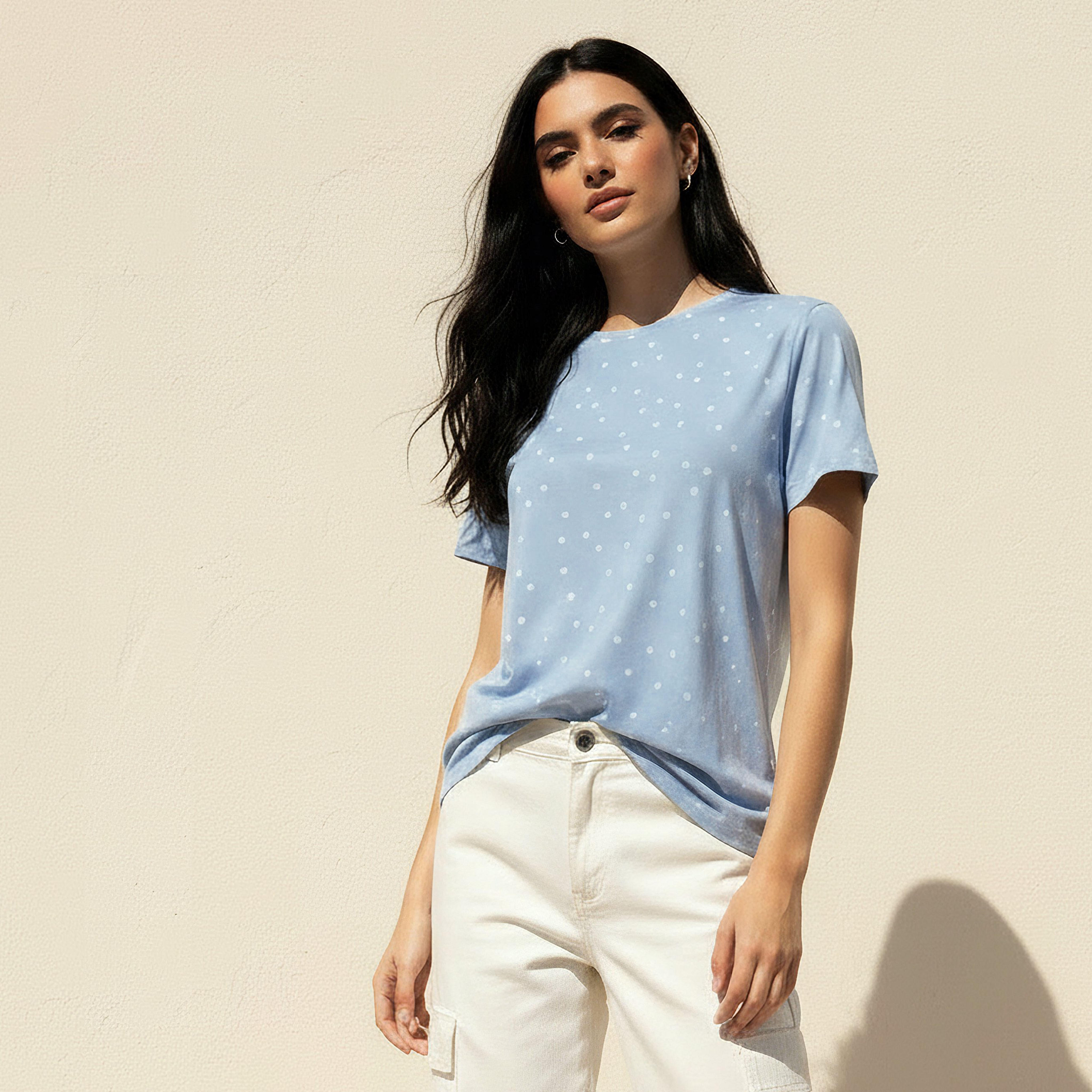 تيشيرت بطبعات منقطة-women-clothing-tshirts-image-4