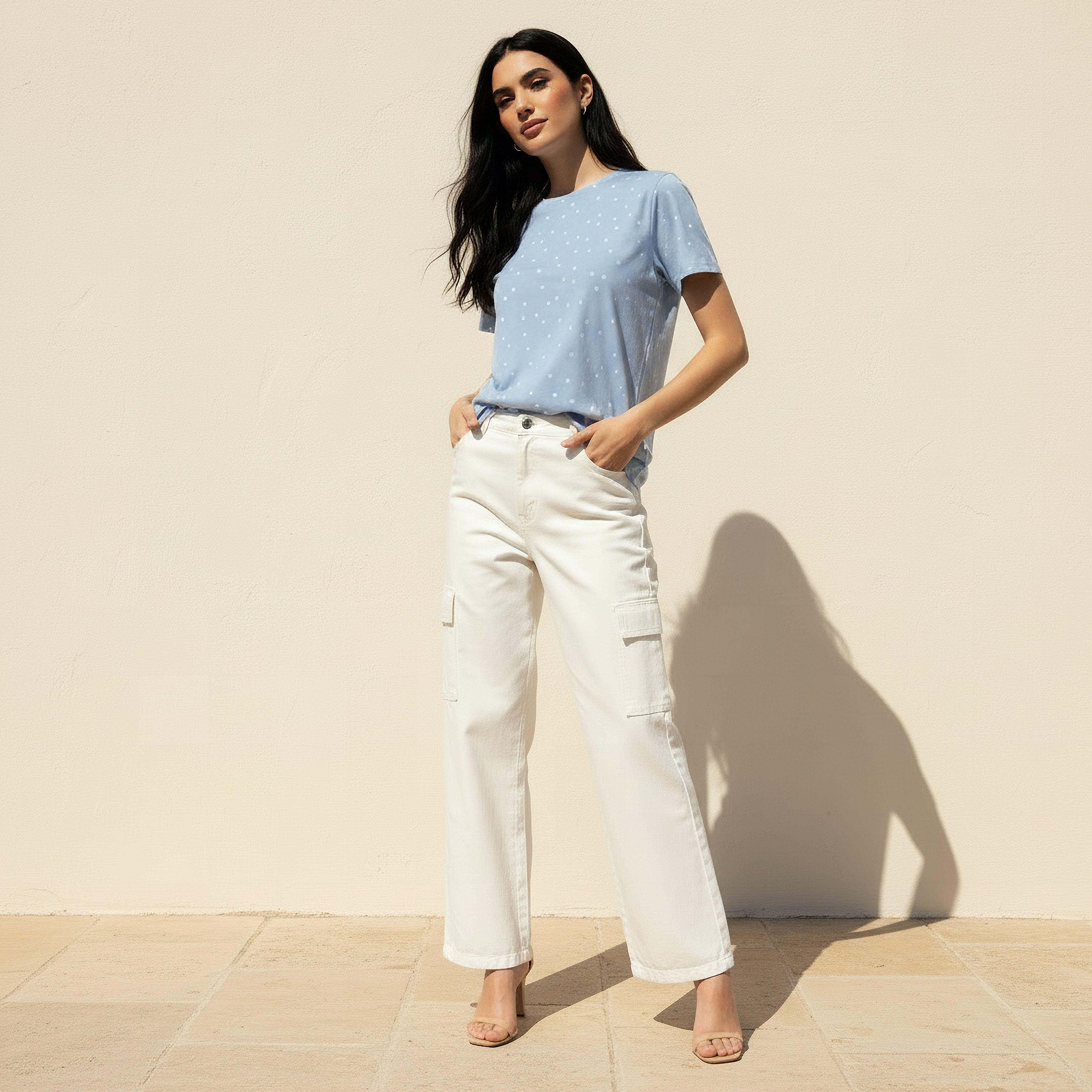 تيشيرت بطبعات منقطة-women-clothing-tshirts-image-2