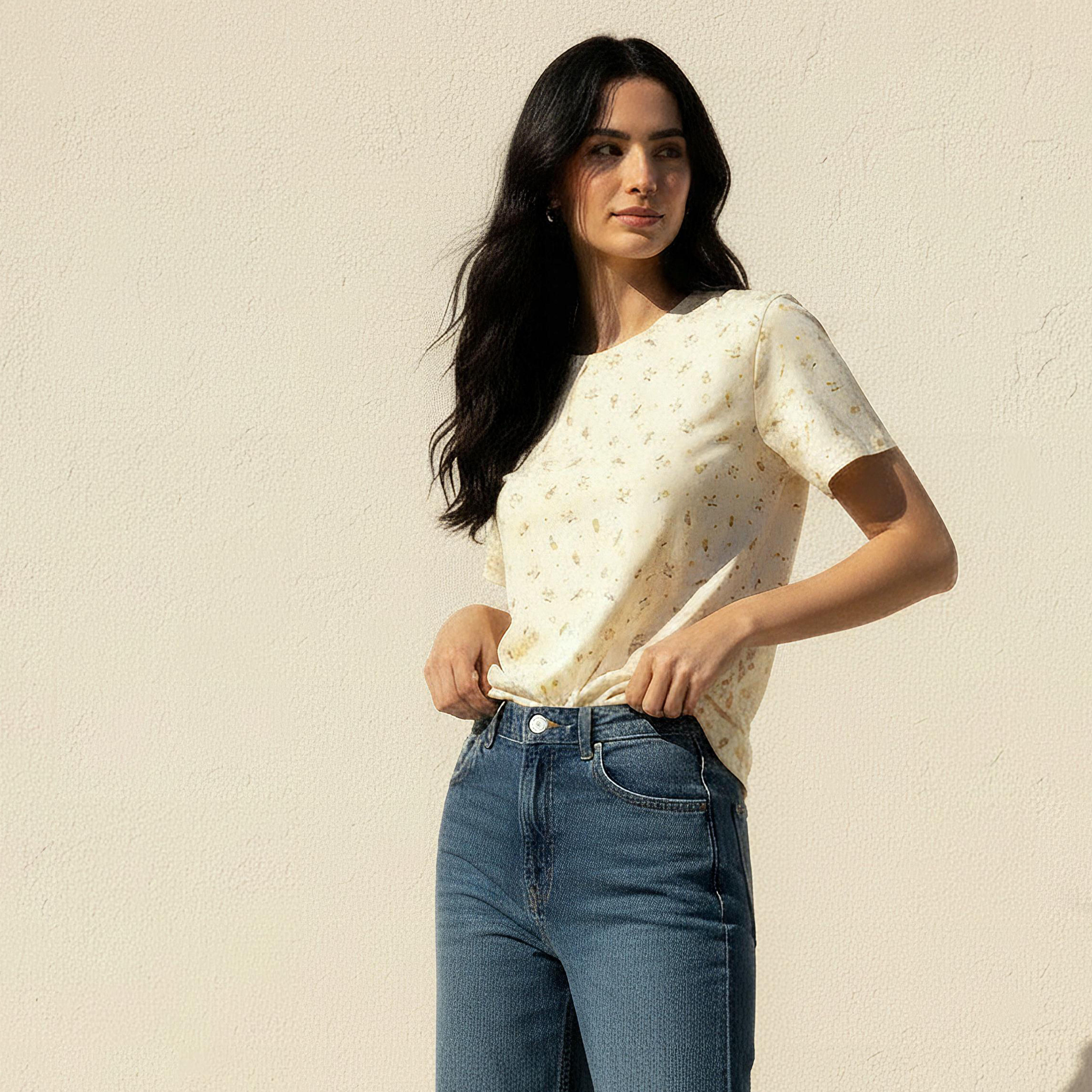 T-shirt with Floral Print-women-clothing-tshirts-image-5