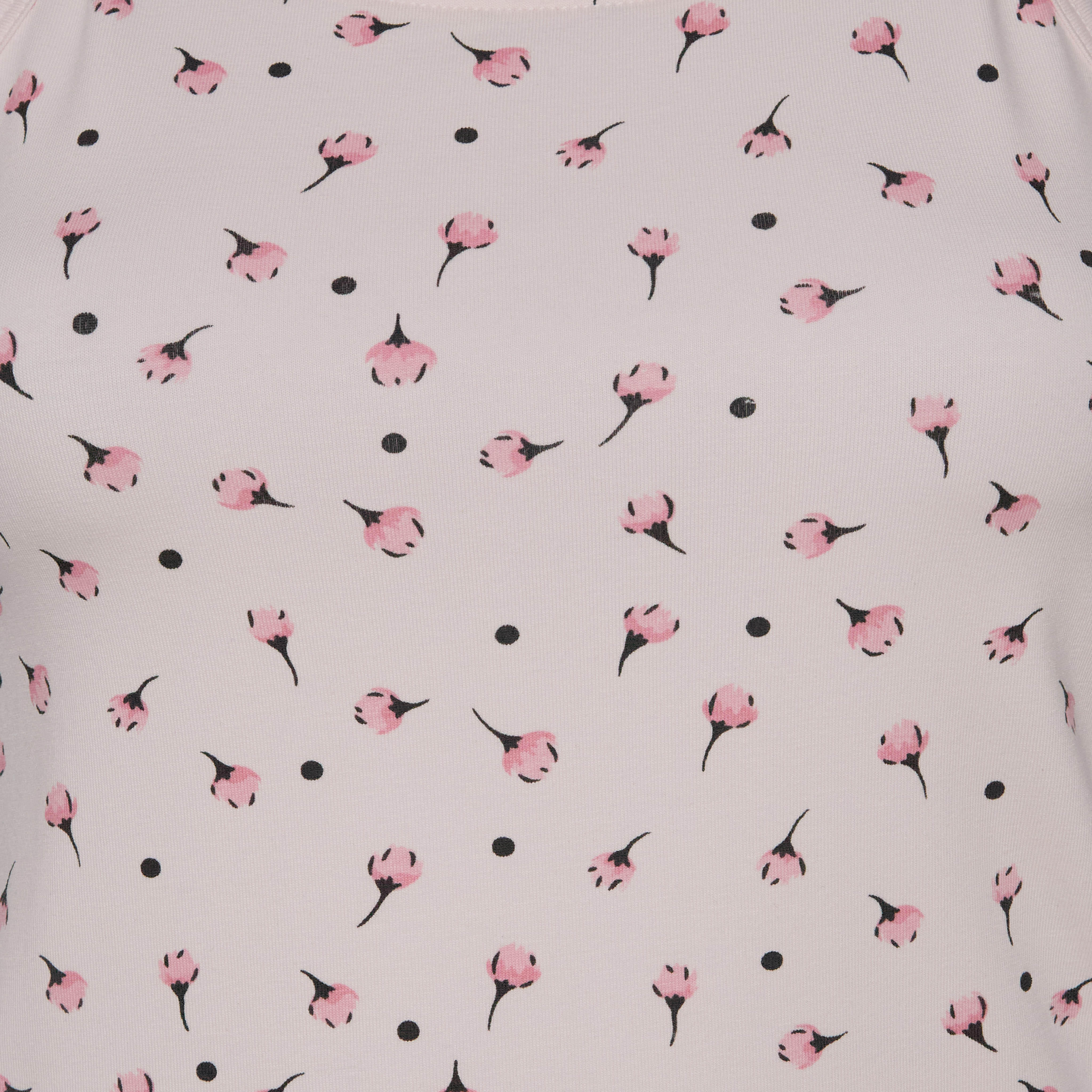 Slim Fit Strappy Top with Floral Print-women-clothing-tshirts-image-2