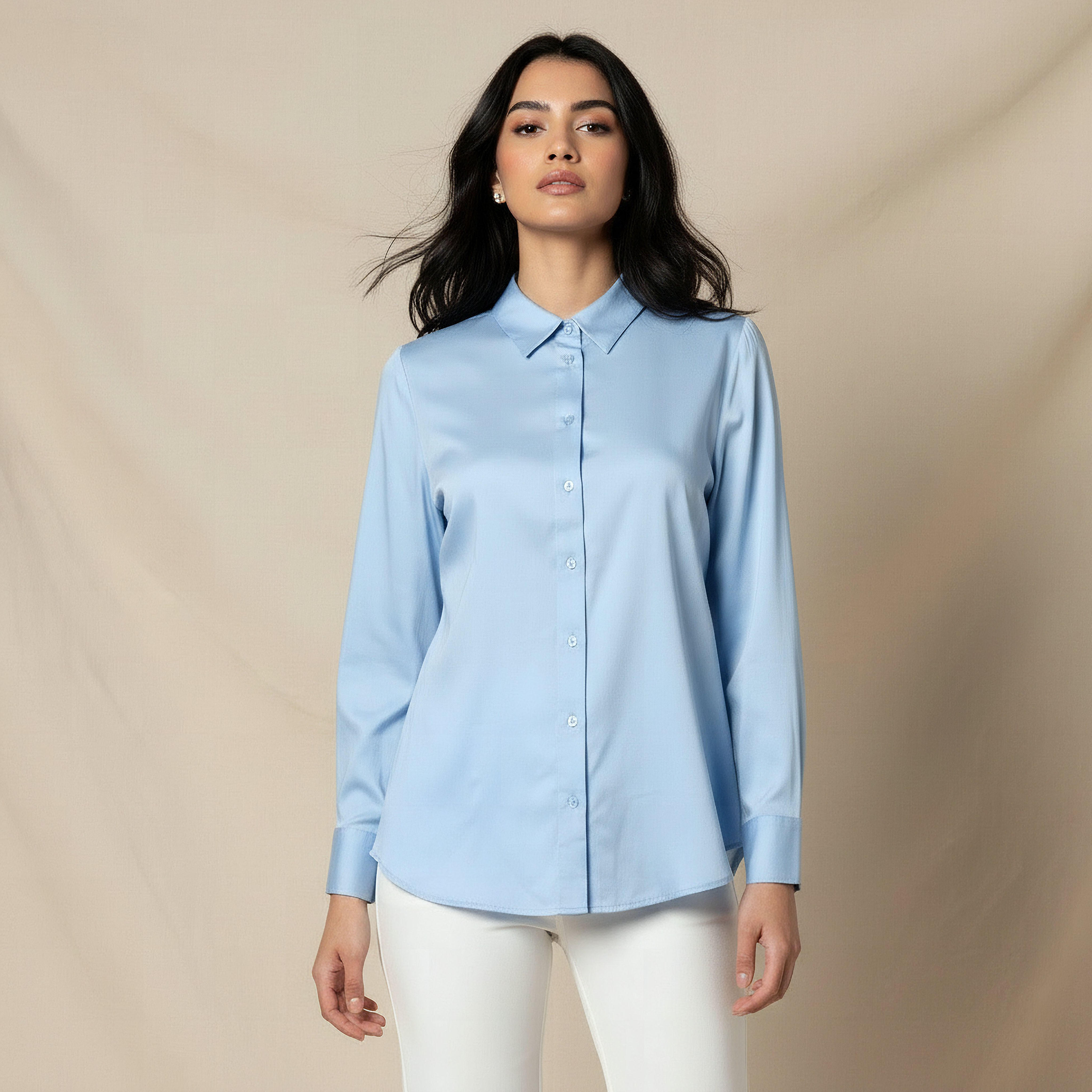 Viscose Shirt with Long Sleeves-women-clothing-shirtsandblouses-shirts-image-2