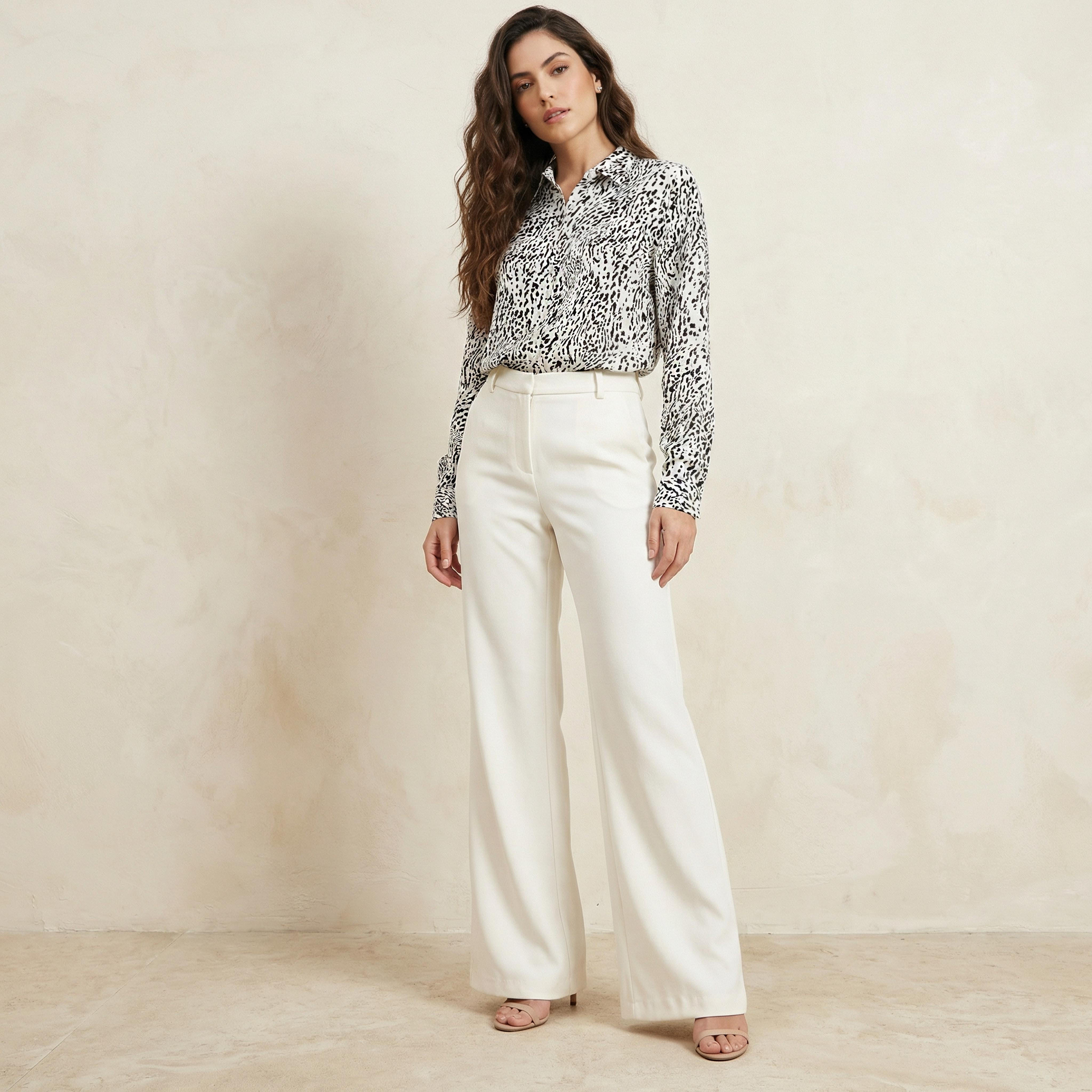 Viscose Shirt with Animal Print-women-clothing-shirtsandblouses-shirts-image-3