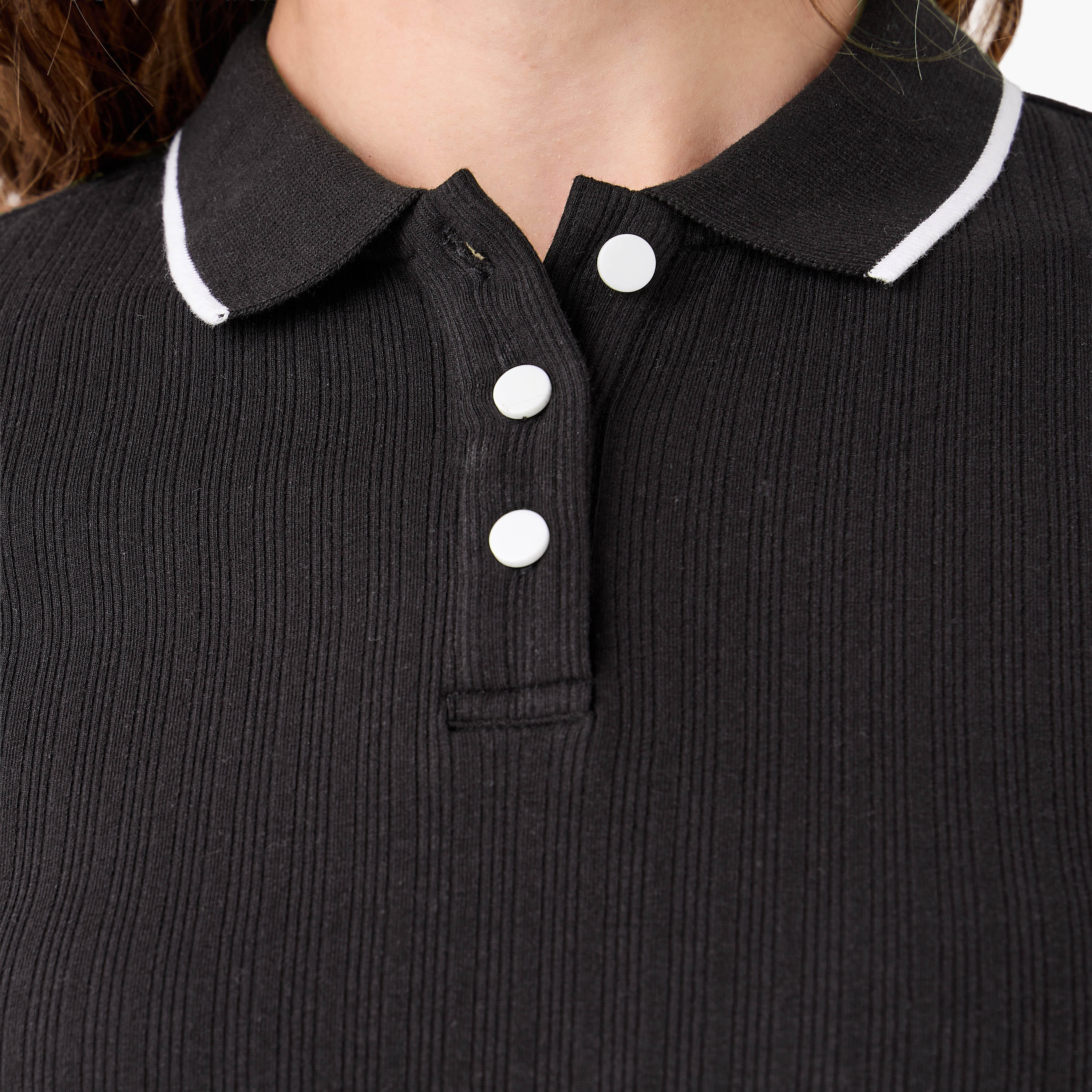 تيشيرت بولو بتفاصيل مغايرة-women-clothing-tshirts-image-4