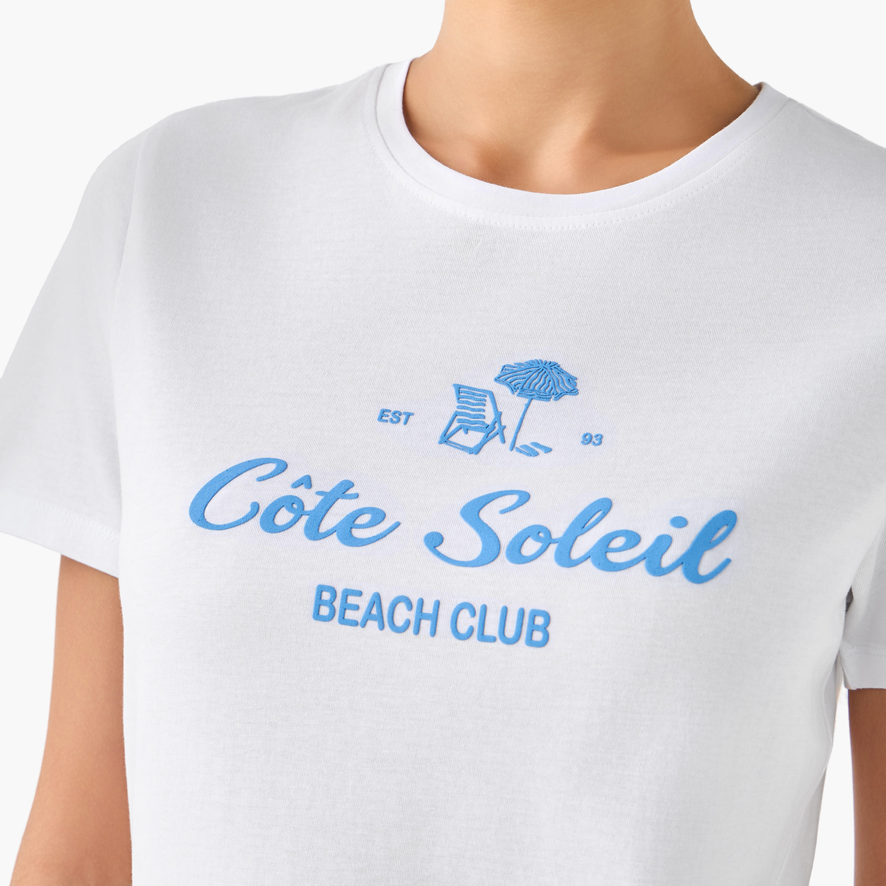 تيشيرت قطن بقصّة عادية وطبعات-women-clothing-tshirts-image-2