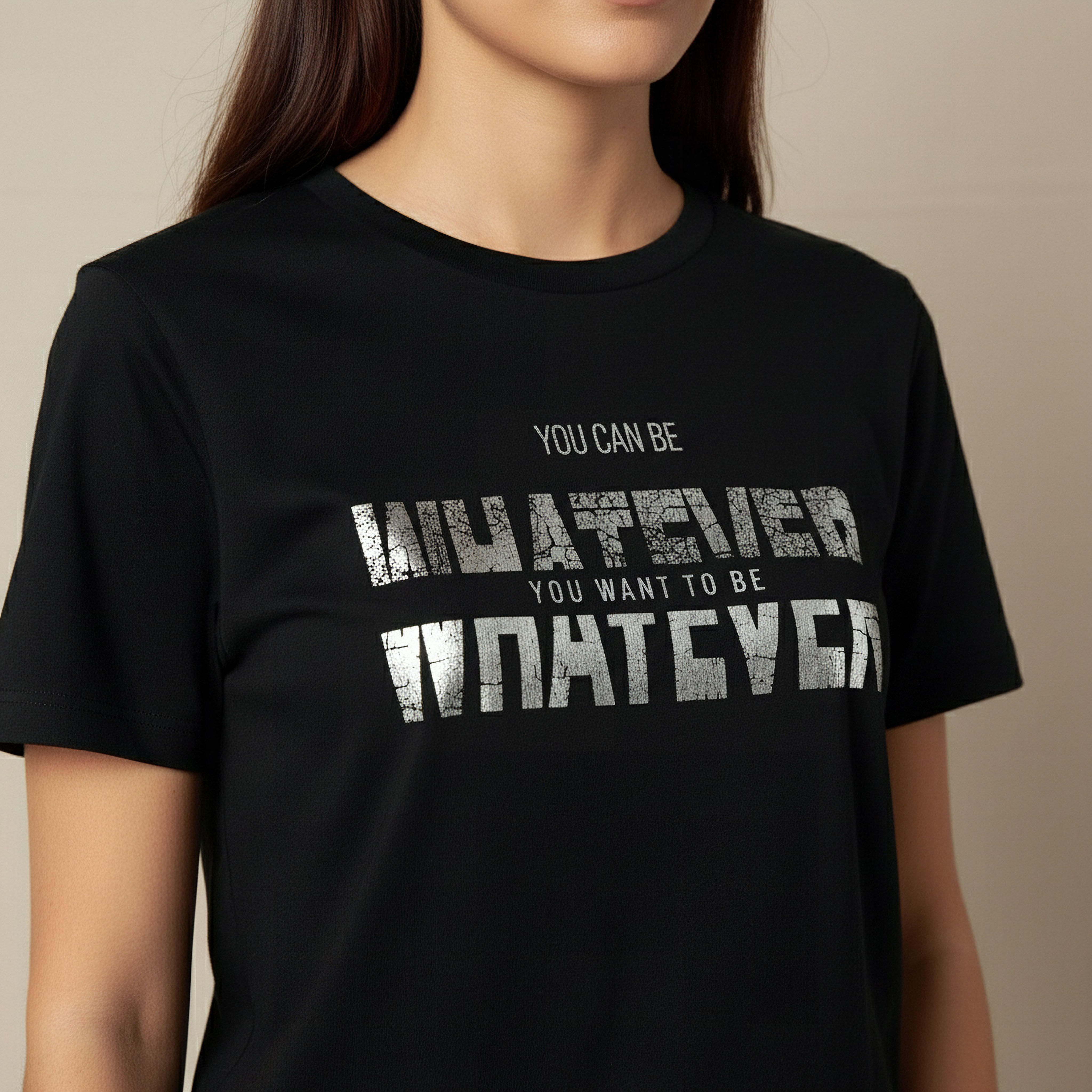 تيشيرت قطن بقصة عادية وطبعات-women-clothing-tshirts-image-4