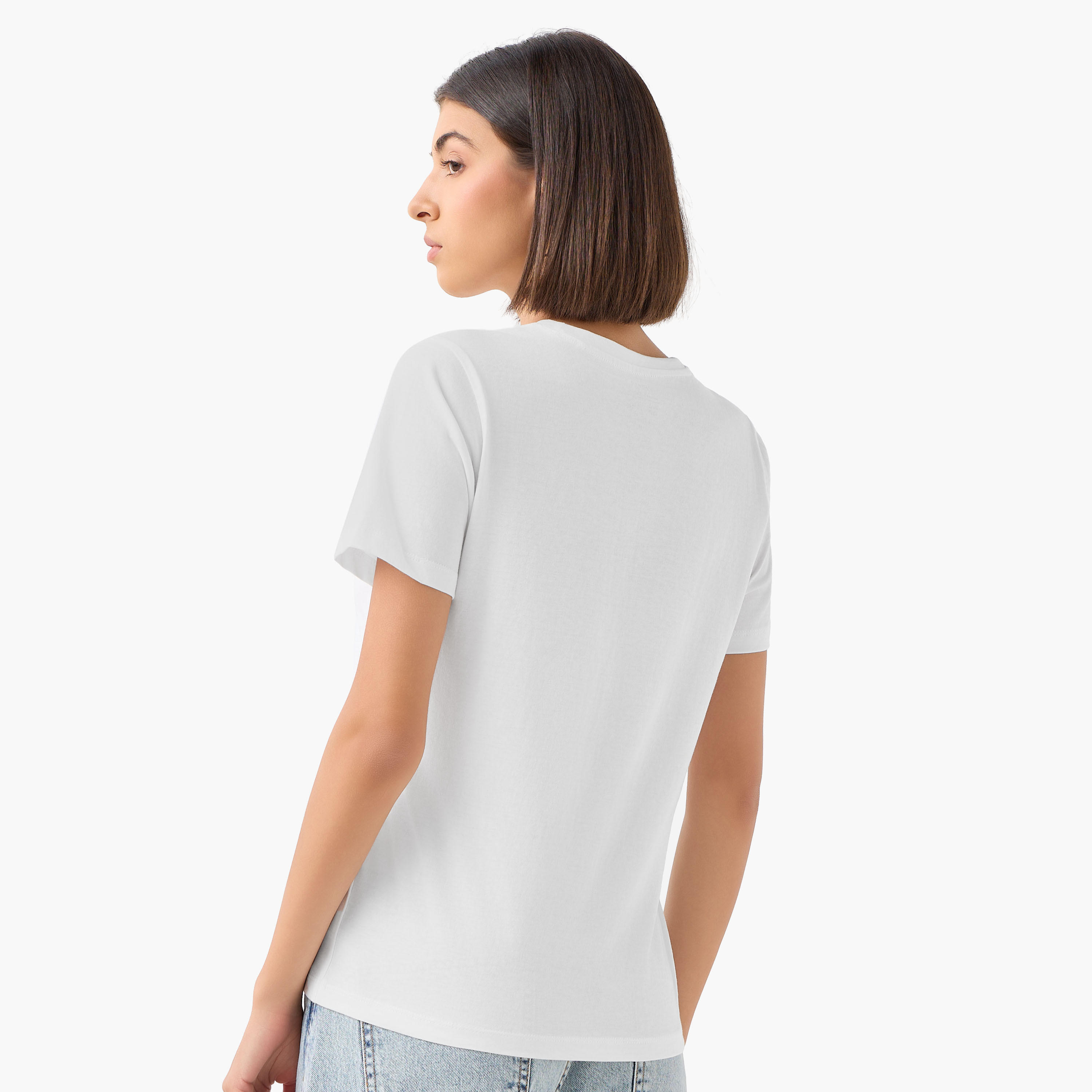 Regular Fit T-shirt with Graphic Print-women-clothing-tshirts-image-3