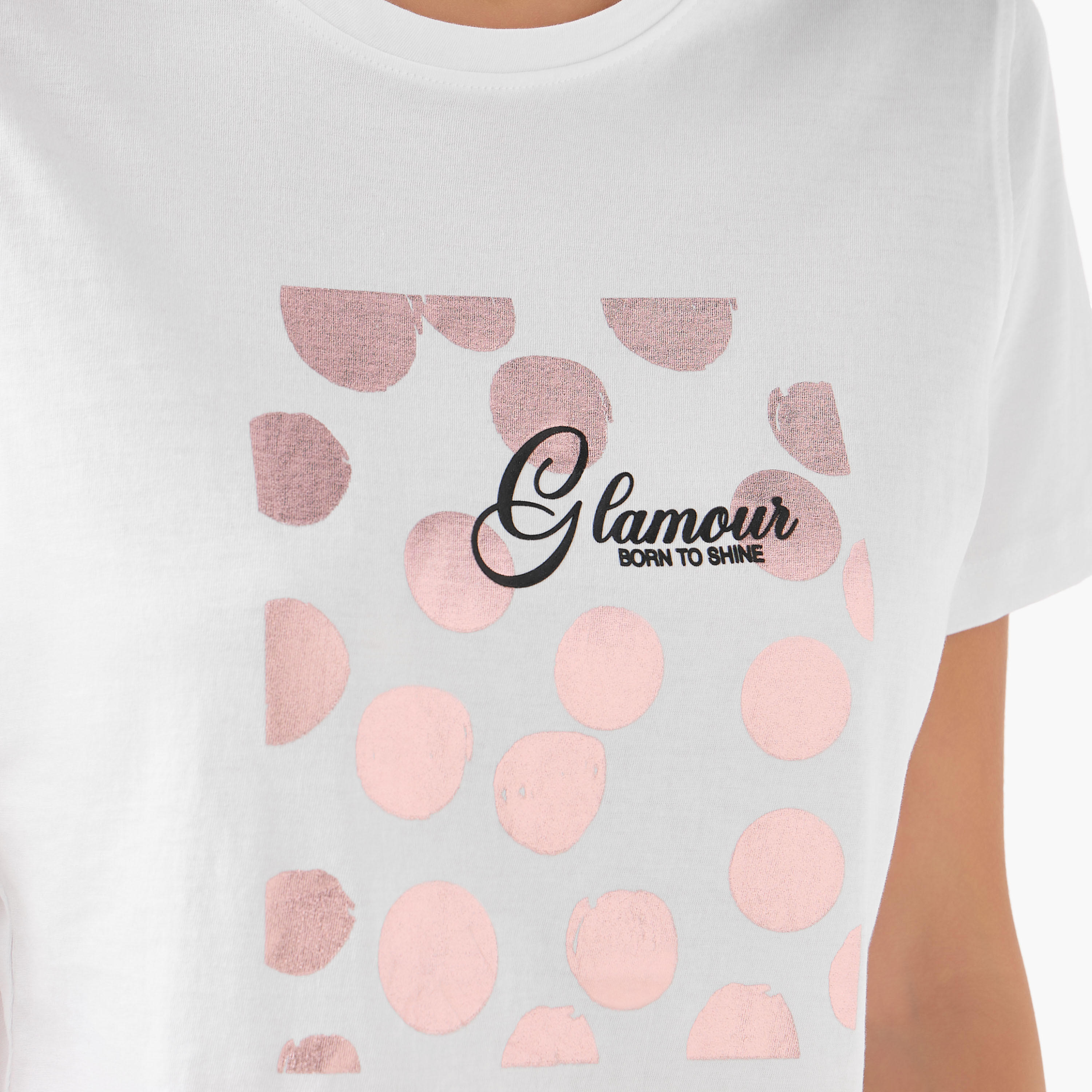 Regular Fit T-shirt with Graphic Print-women-clothing-tshirts-image-4