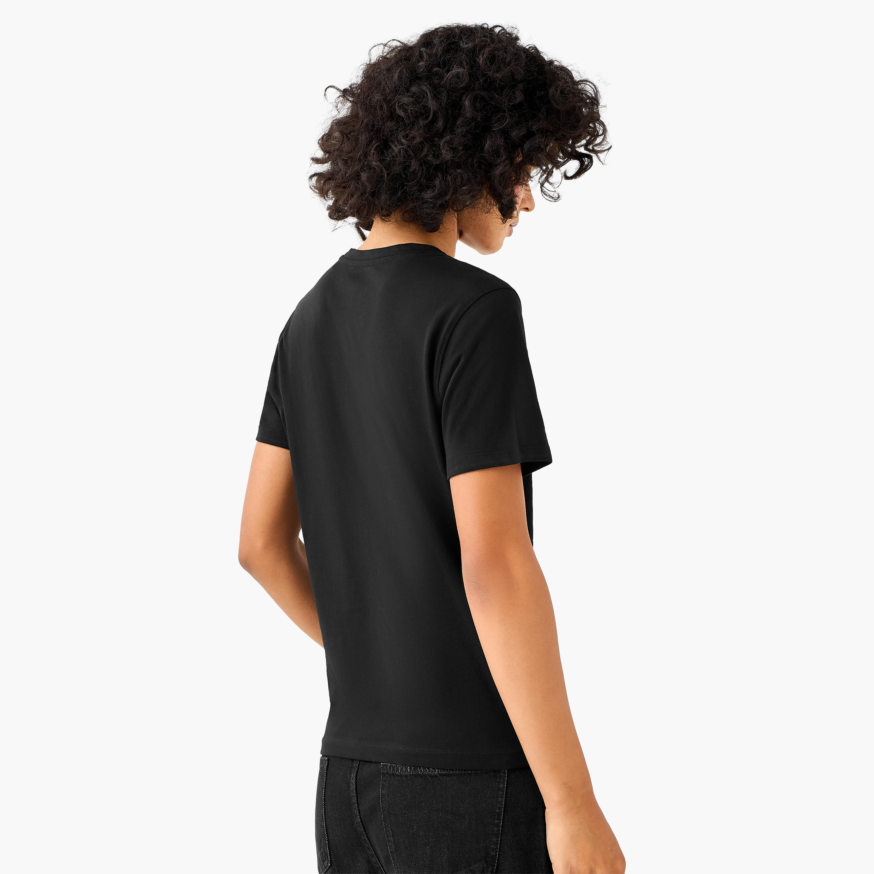 Regular Fit Cotton T-shirt with Print-women-clothing-tshirts-image-3