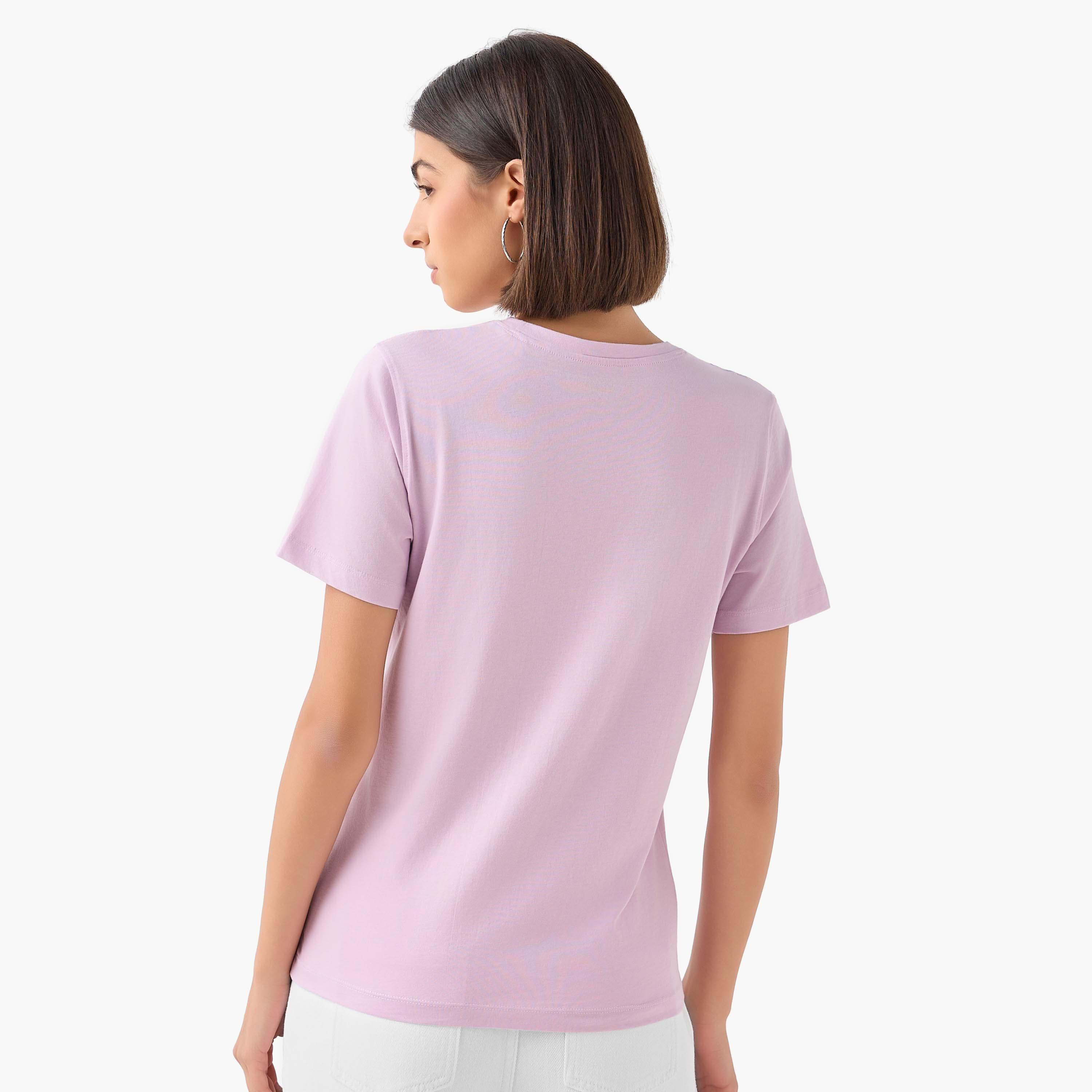Regular Fit Cotton T-shirt with Varsity Print-PROMO_SP_KW_2FOR3_020226-image-3