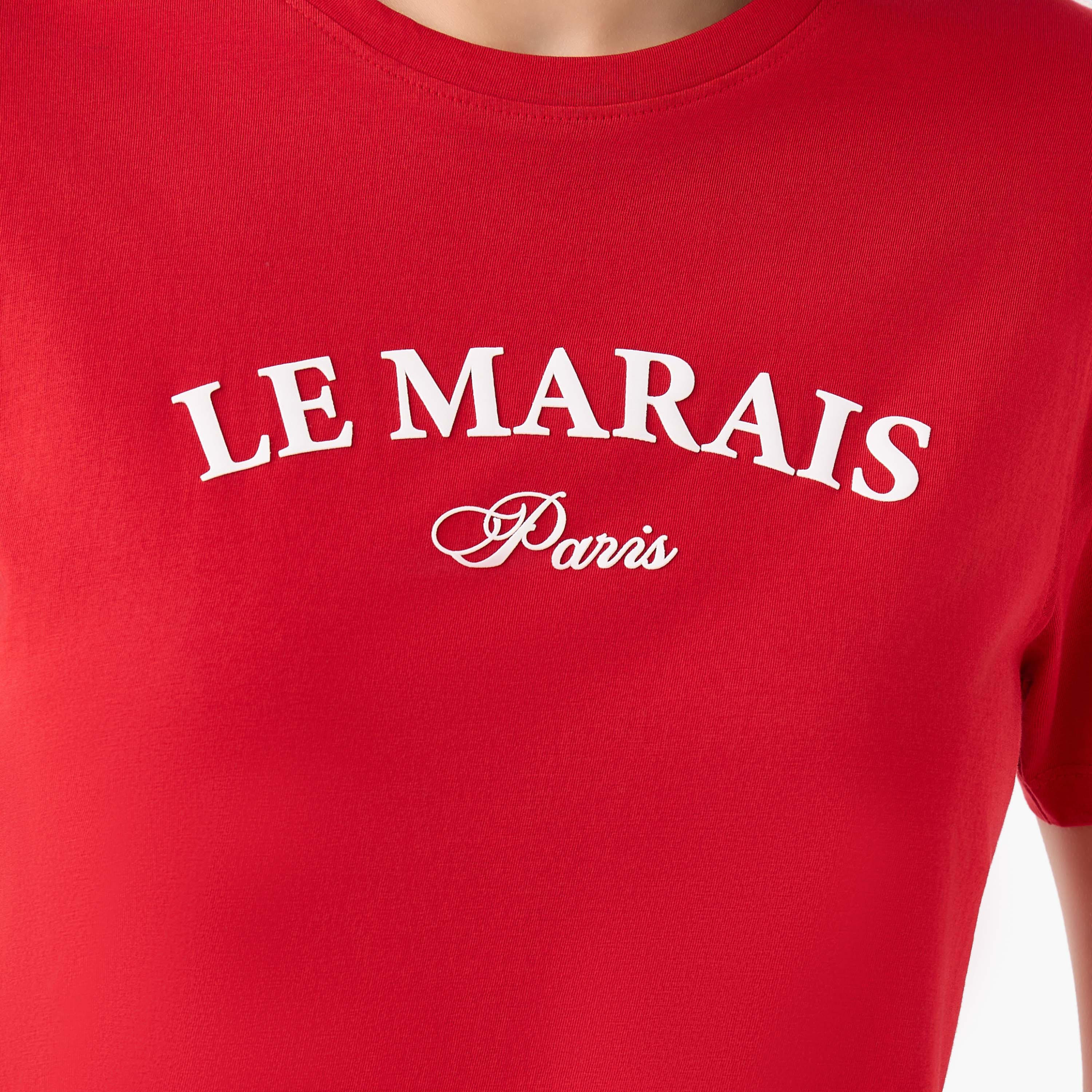 Regular Fit Cotton T-shirt with Typographic Print-PROMO_SP_KW_2FOR3_020226-image-4