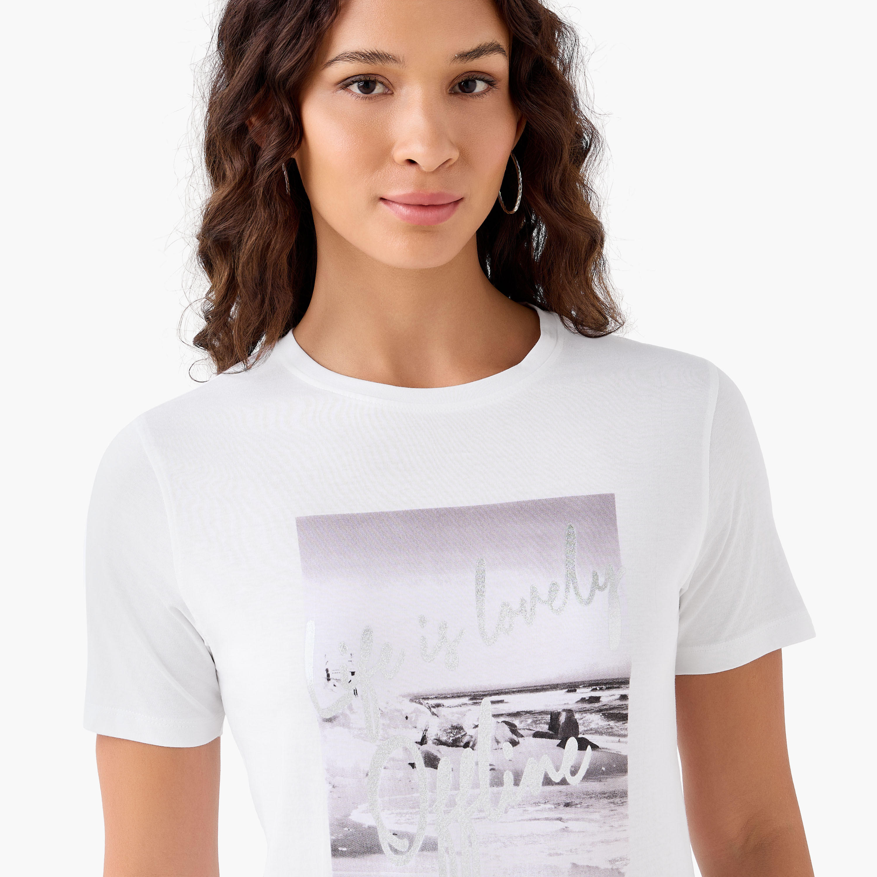 Regular Fit Cotton T-shirt with Graphic Print-PROMO_SP_KW_2FOR3_020226-image-6