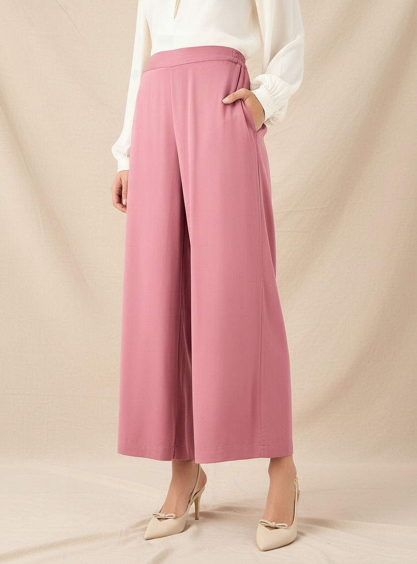 Relaxed Fit Flexi Waist Palazzo Pants-women-clothing-bottoms-trousers-image-1