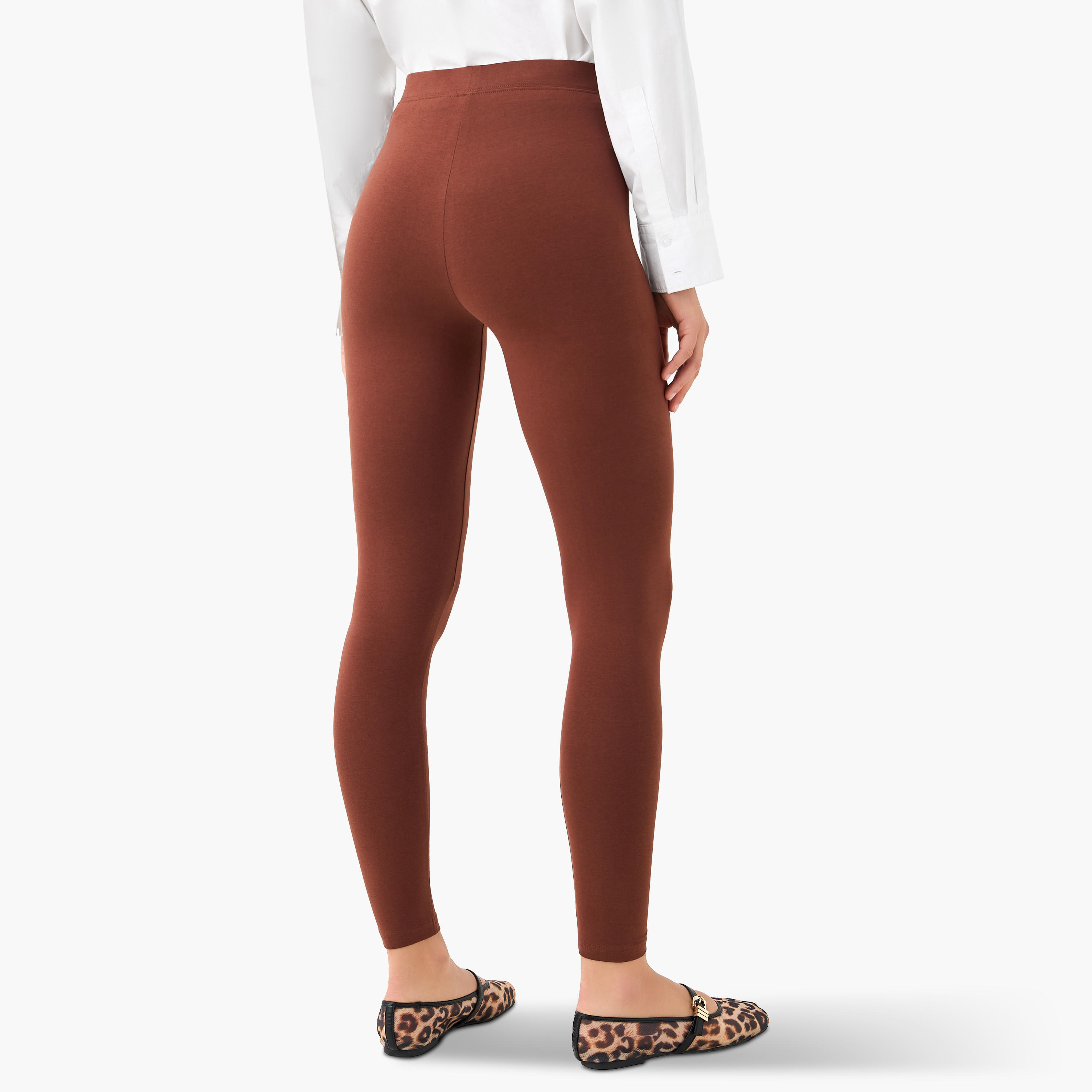 High-Rise Leggings with Stretchable Waist-women-clothing-bottoms-leggings-image-3