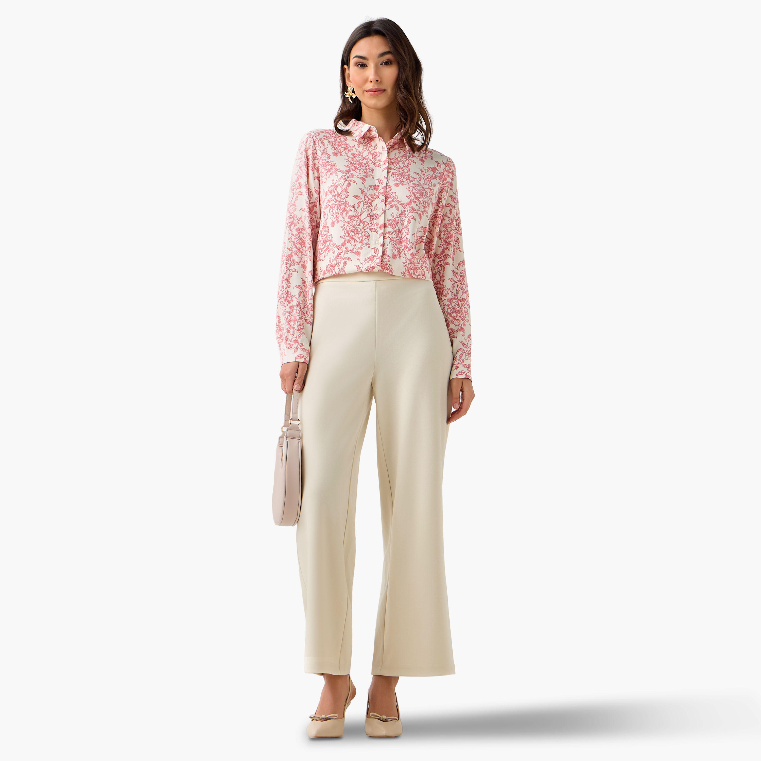 Regular Fit Viscose Shirt with Floral Print-women-clothing-shirtsandblouses-shirts-image-2
