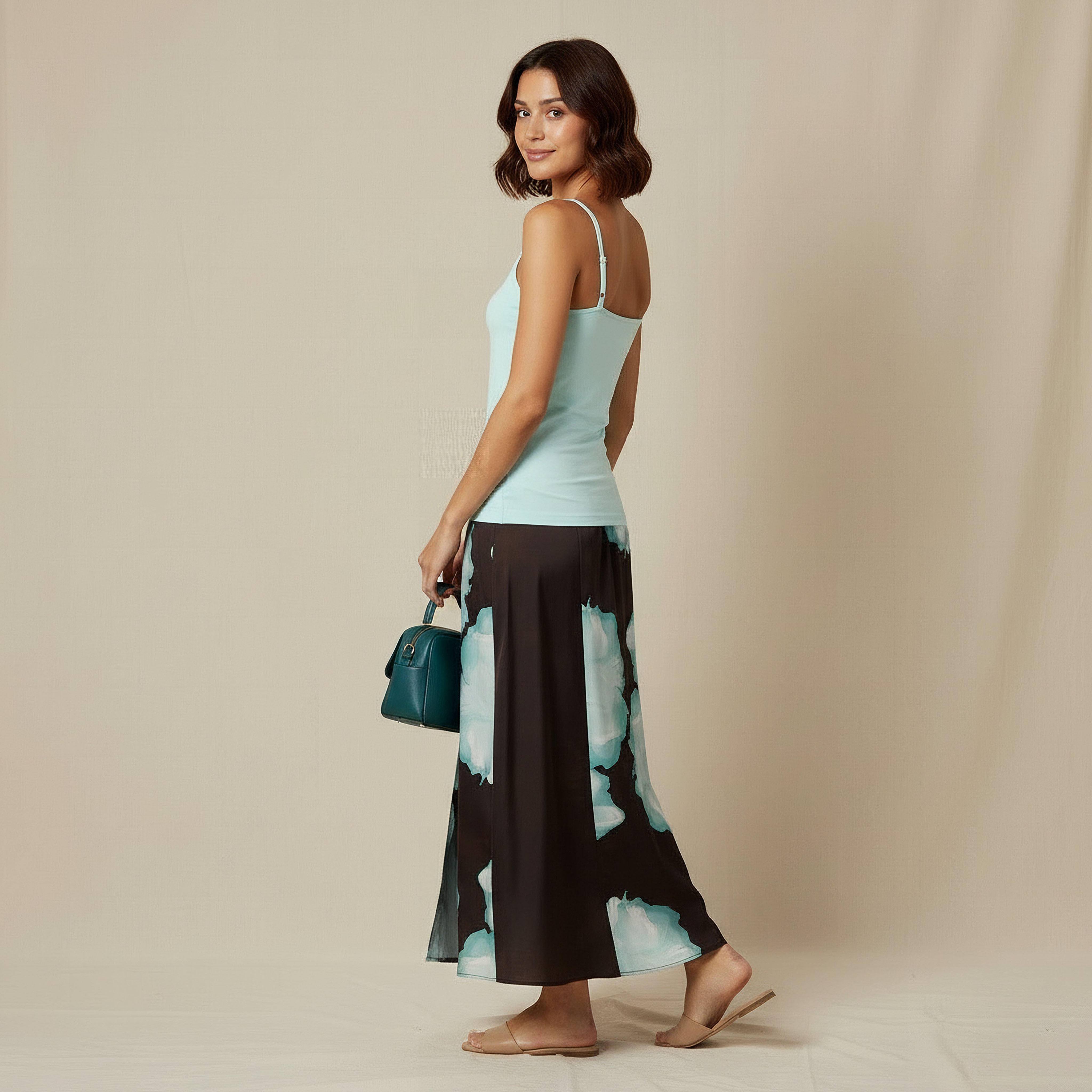 بلوزة بقصة عادية بياقة عميقة-women-clothing-lingerie-camisoles-image-3