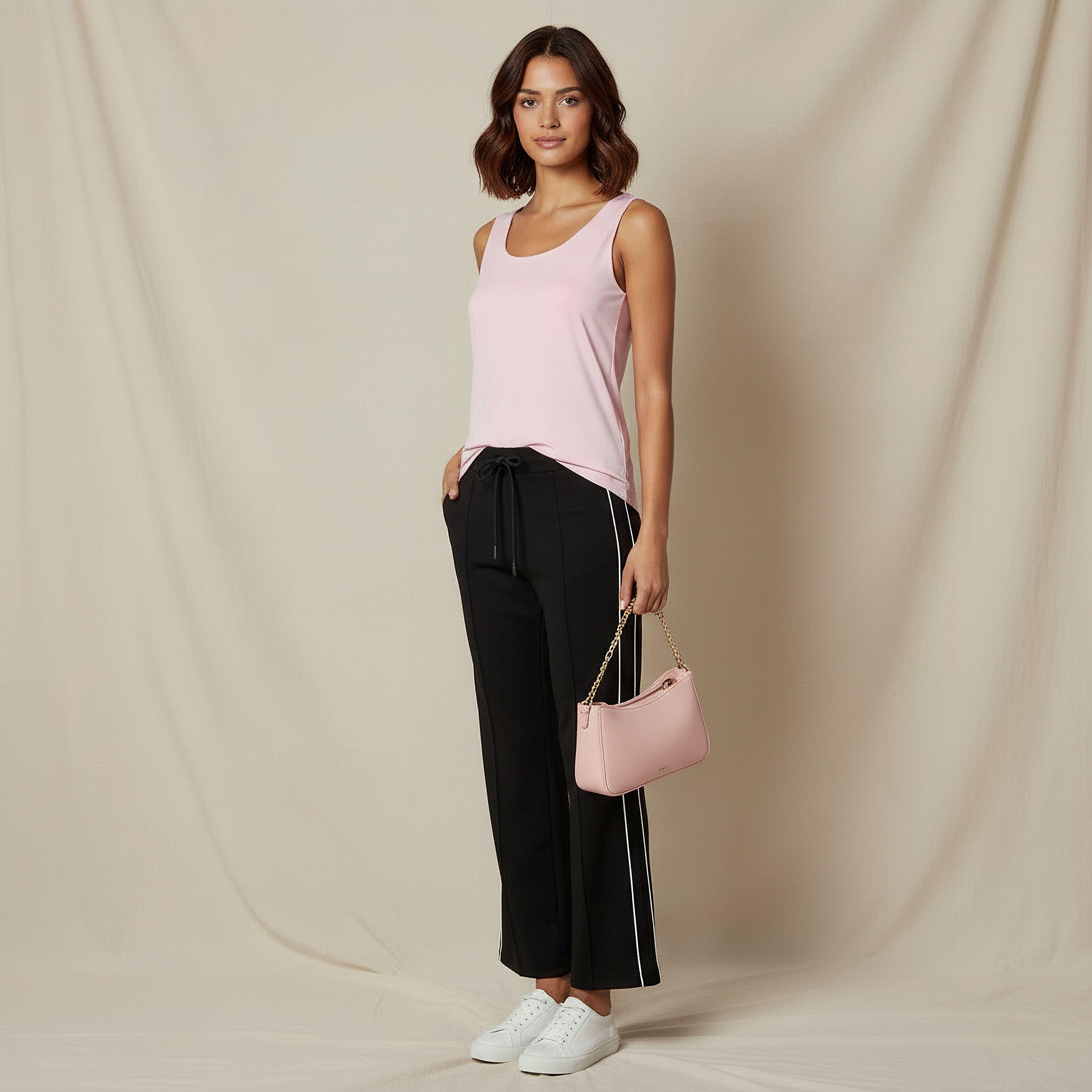 Regular Fit Tank Top with Scoop Neck-women-clothing-shirtsandblouses-blouses-image-2