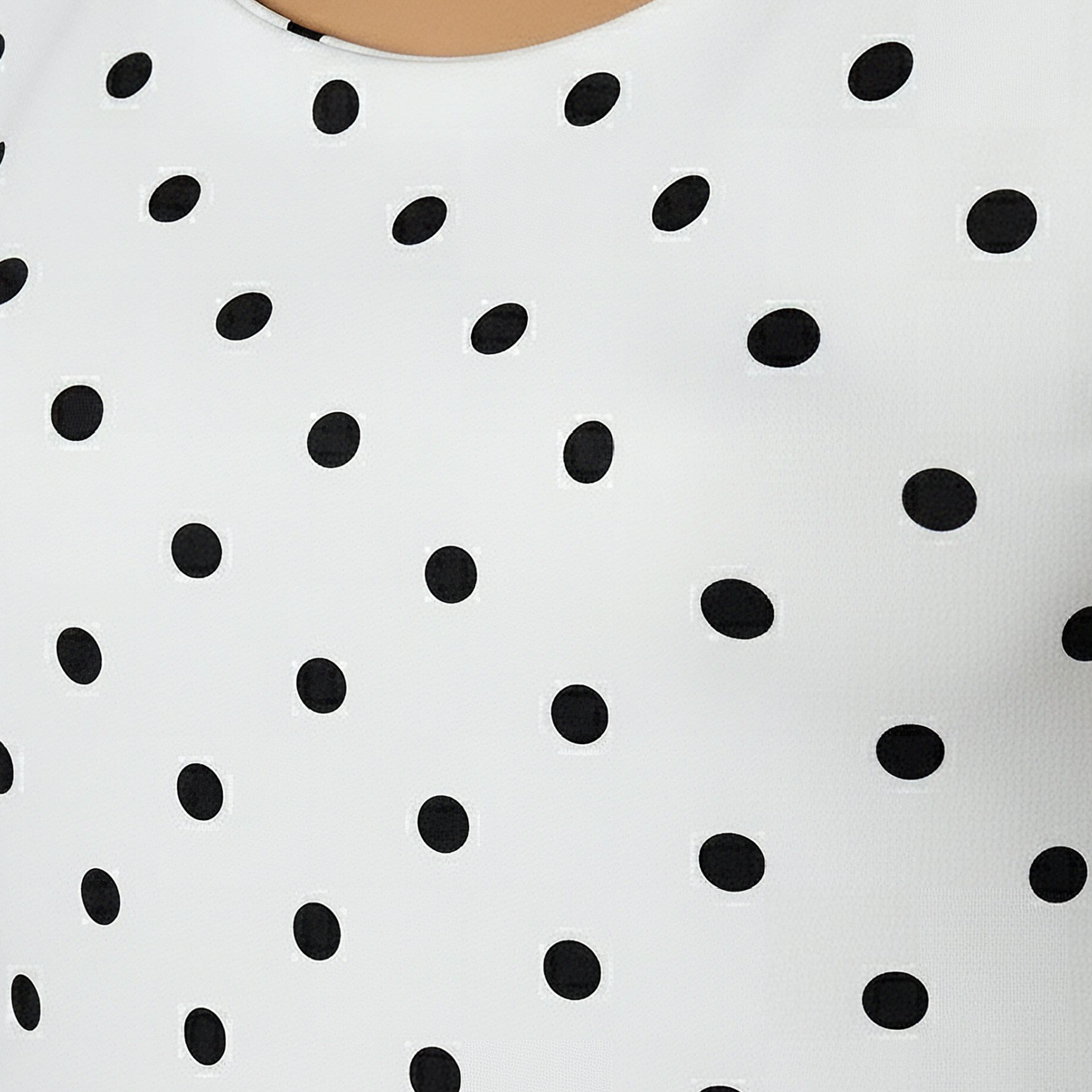 بلوزة تانك بقصّة عادية وطبعات منقطة-women-clothing-tshirts-image-4