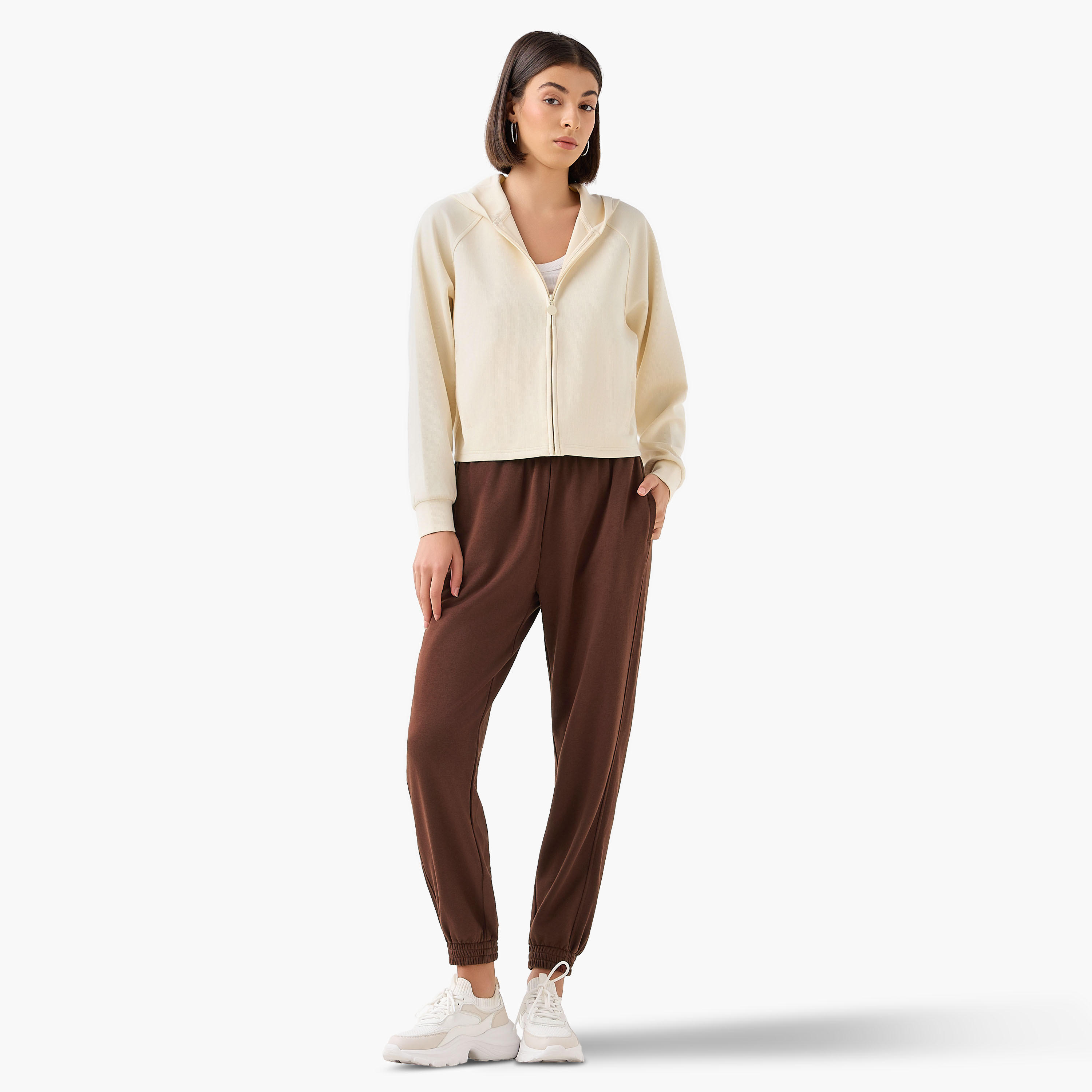 Regular Fit Flexi Waist Joggers with Pockets-women-clothing-bottoms-joggers-image-2