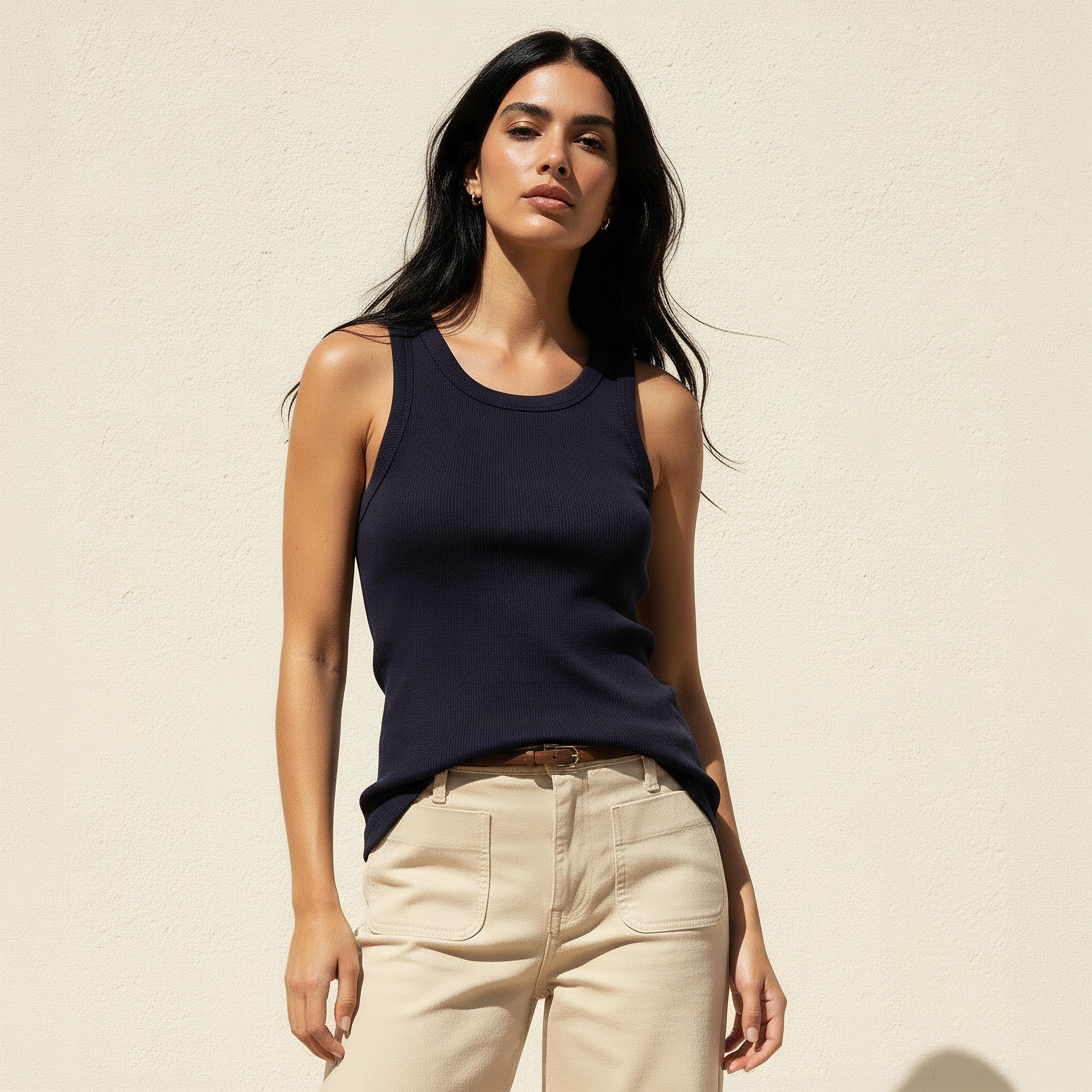 Ribbed Tank Top-women-clothing-tshirts-image-1