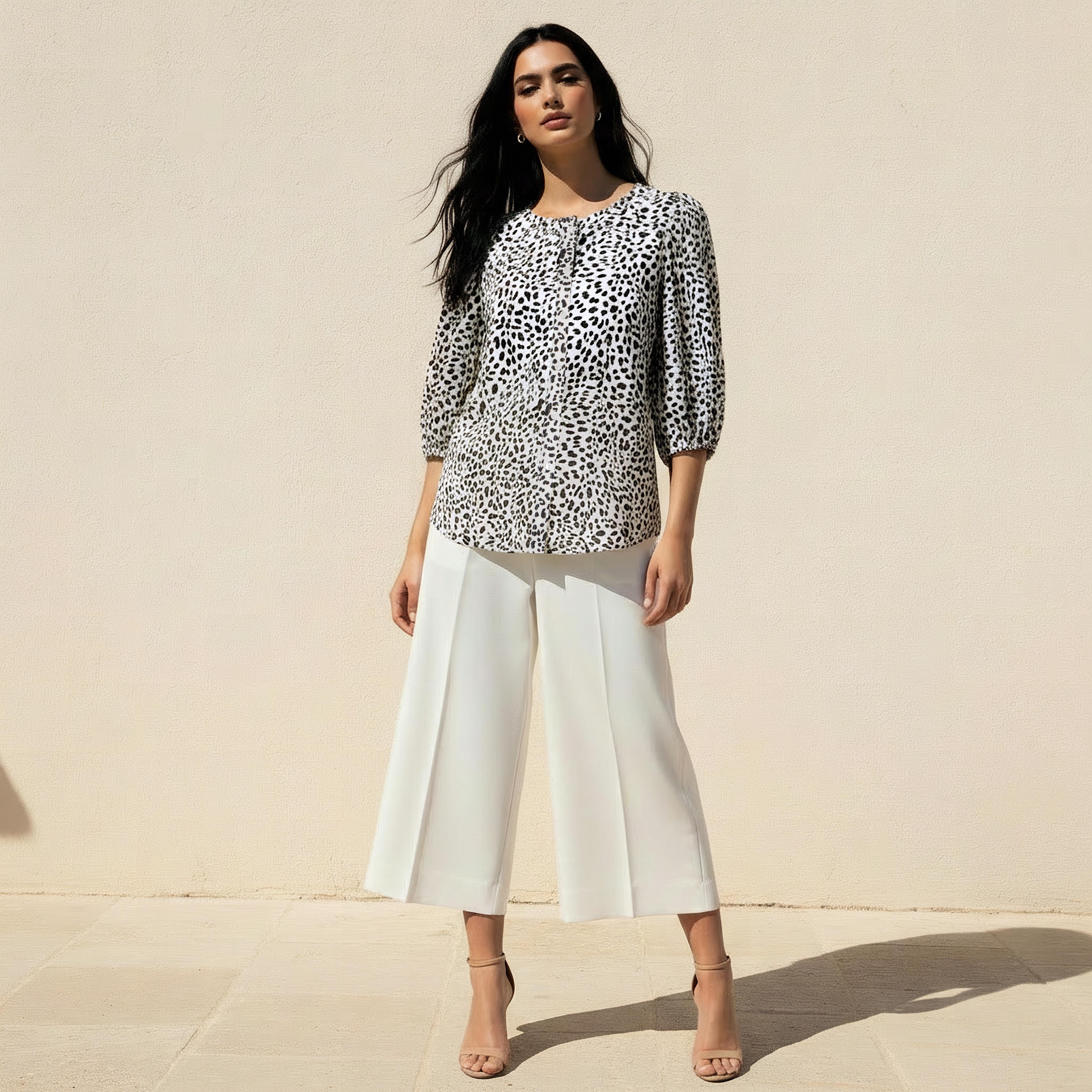 قميص من مزيج الكتان بأكمام بالون وطبعات حيوانات-women-clothing-shirtsandblouses-shirts-image-3