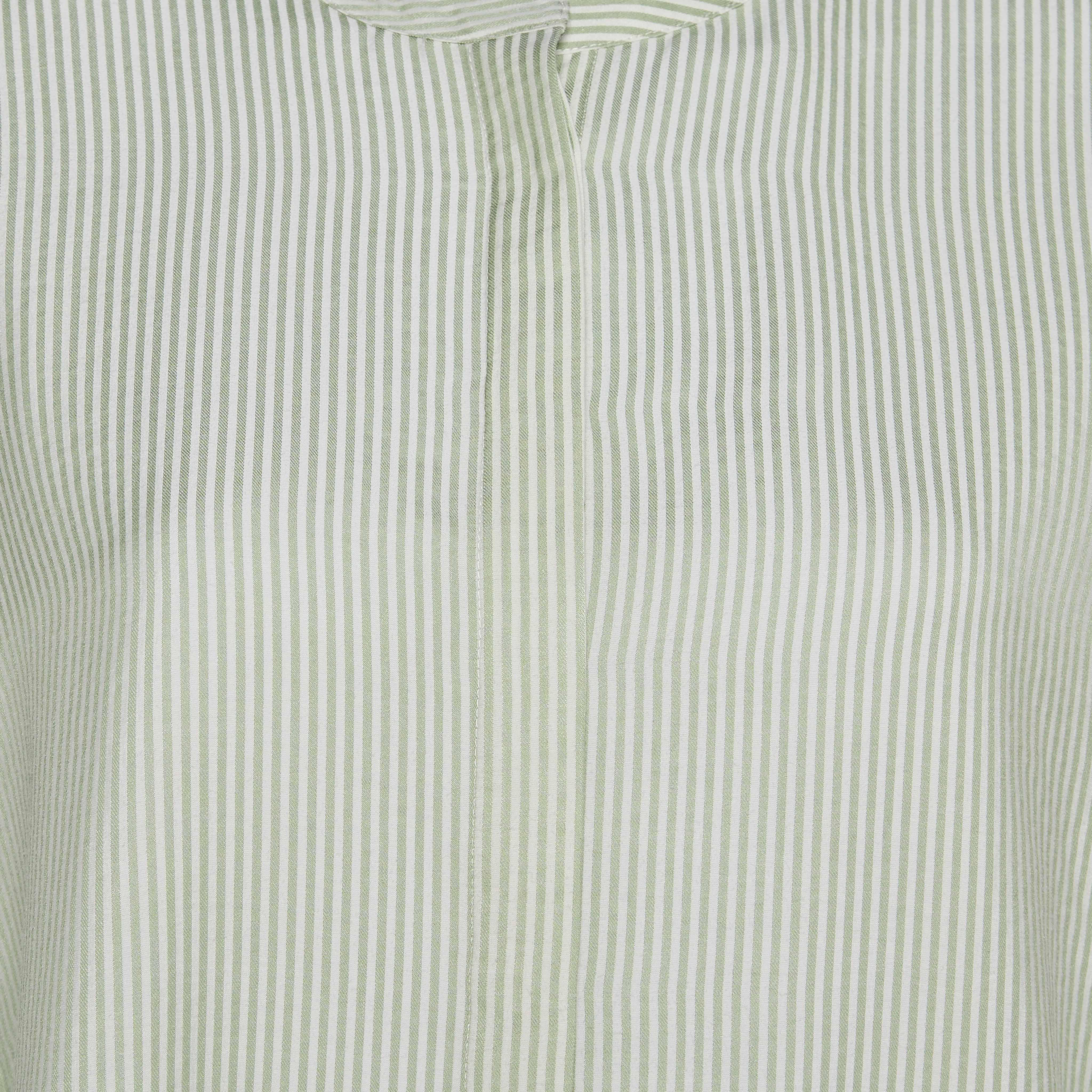 Mandarin Neck Shirt with Stripes-women-clothing-shirtsandblouses-shirts-image-2