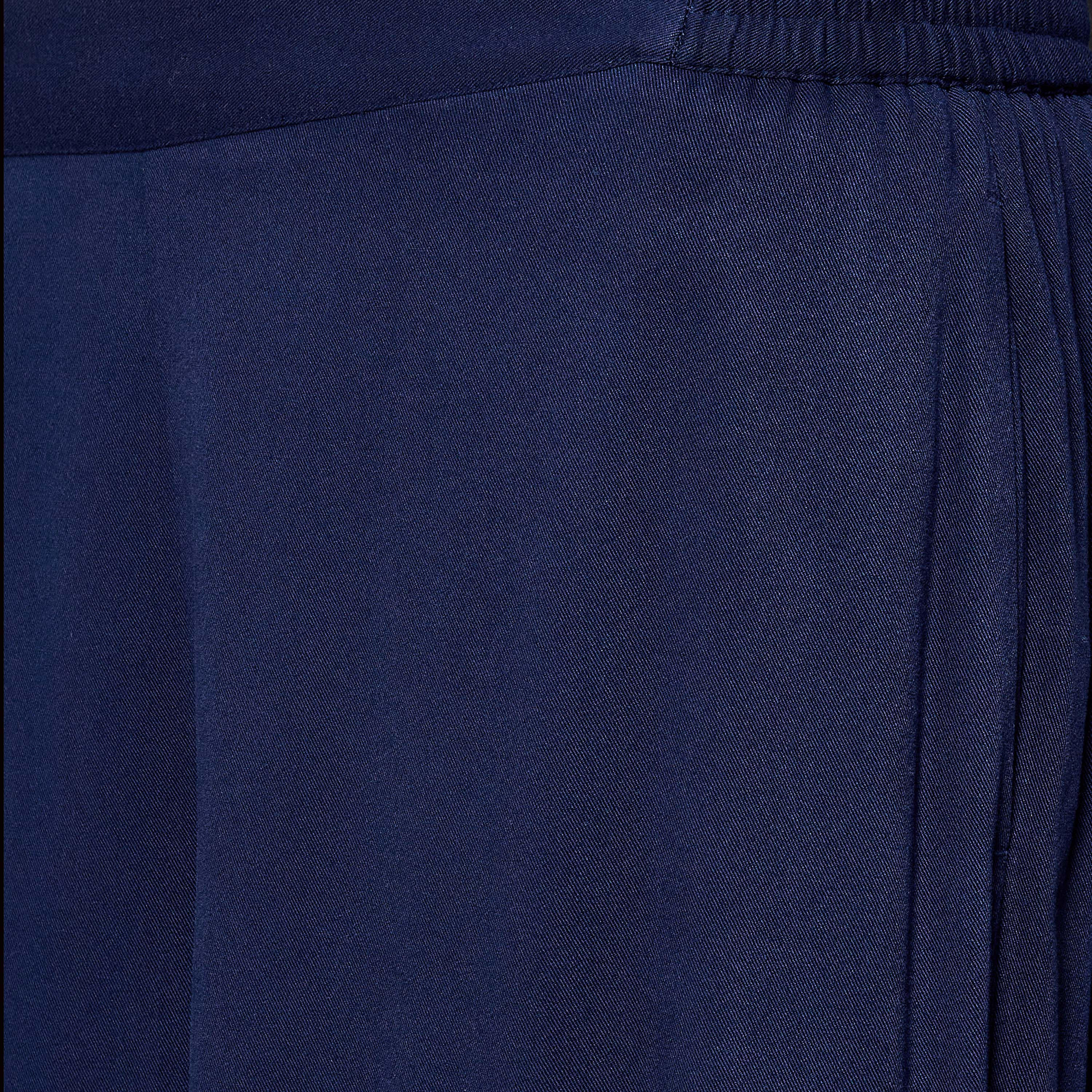 بنطلون بالازو فيسكوز بخصر مطاطي وقصة مريحة-women-clothing-bottoms-trousers-image-2