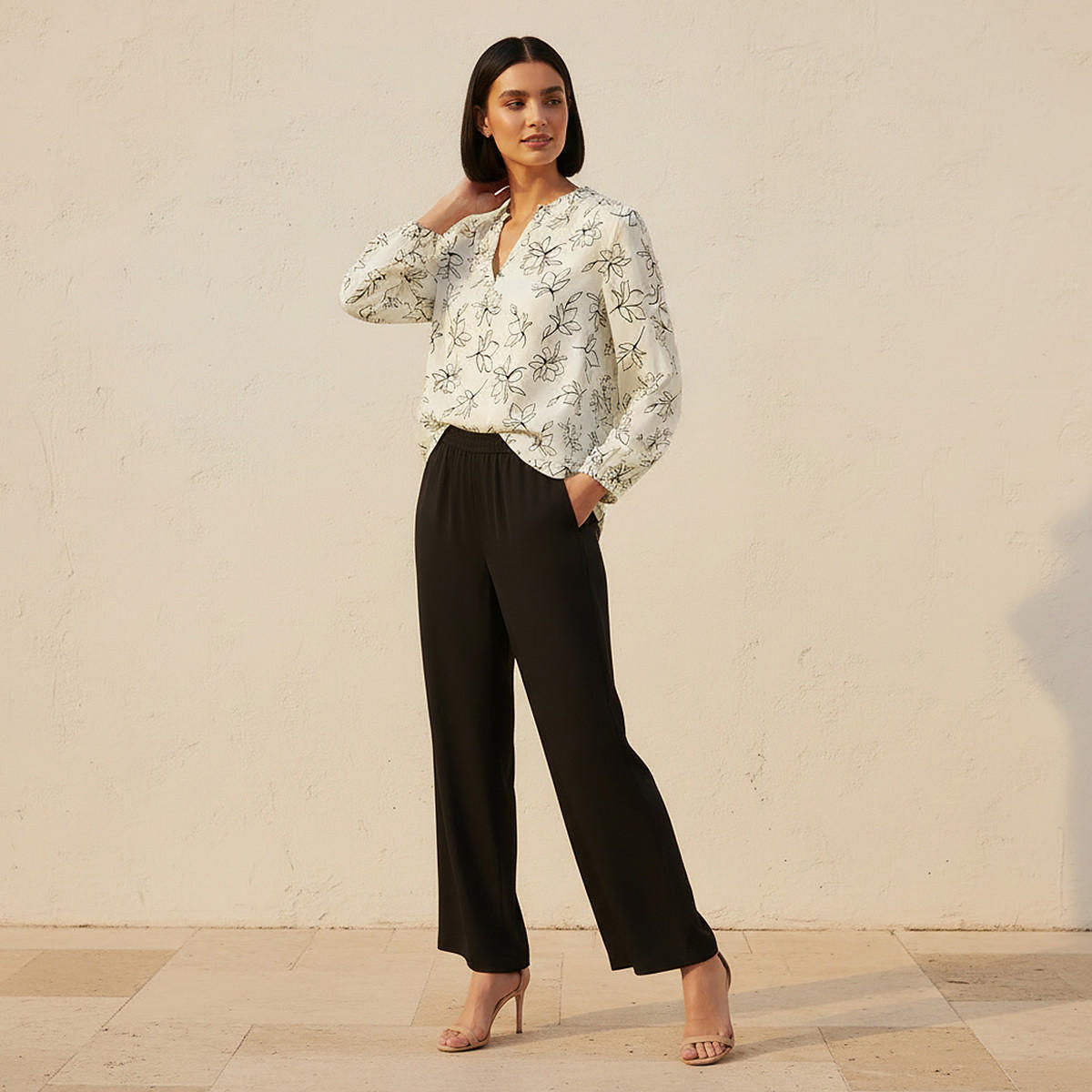 Viscose Top with Floral Print-women-clothing-shirtsandblouses-blouses-image-3