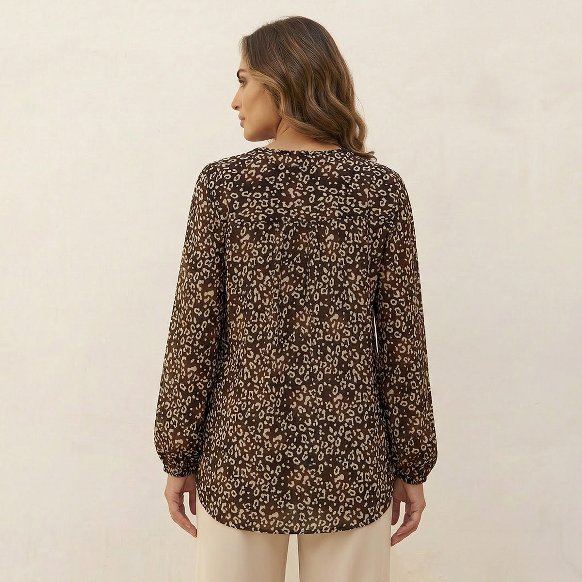 بلوزة فيسكوز بطبعات حيوانات-women-clothing-shirtsandblouses-blouses-image-4