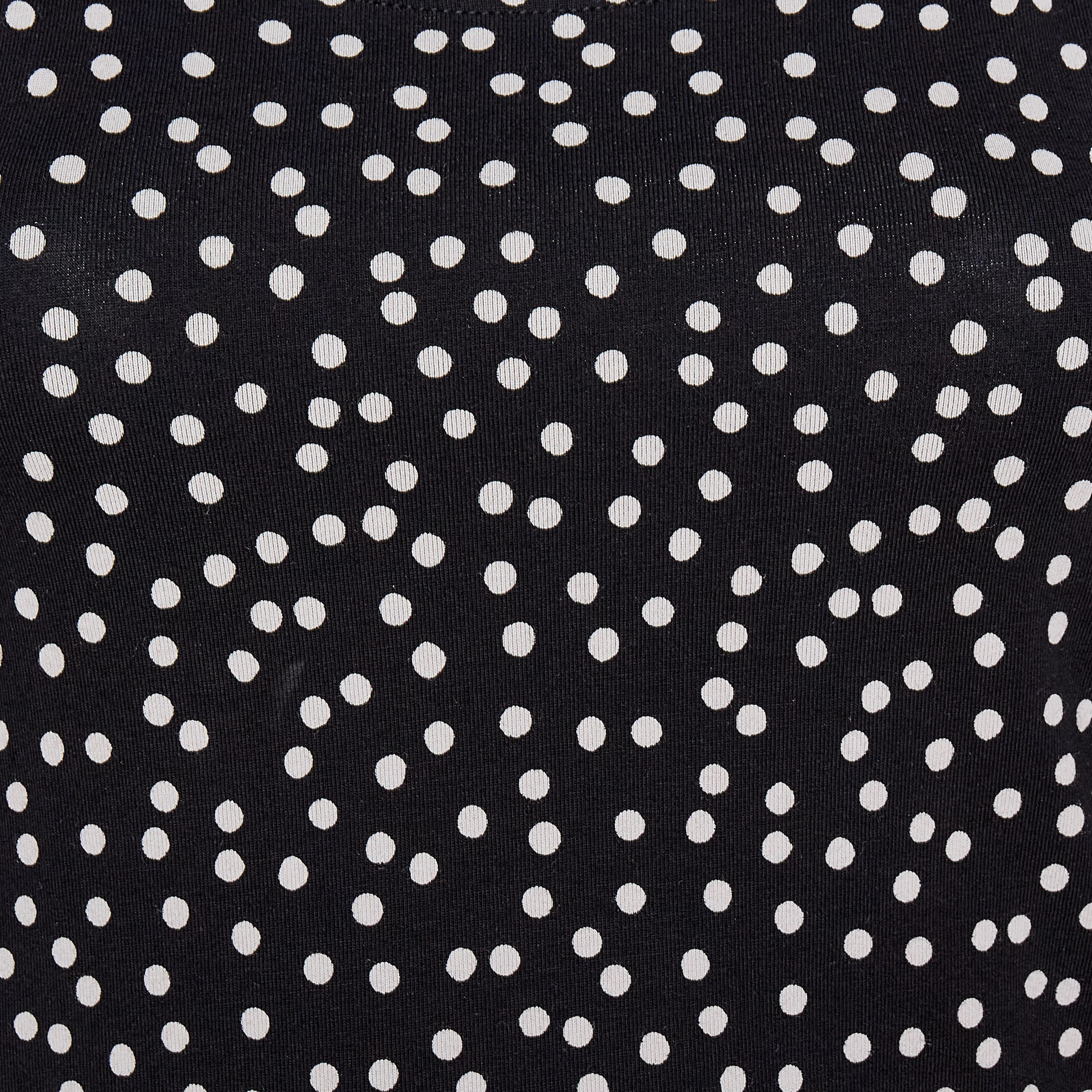 Slim Fit Spaghetti Strap Top with Polka Dot Print-women-clothing-tshirts-image-2