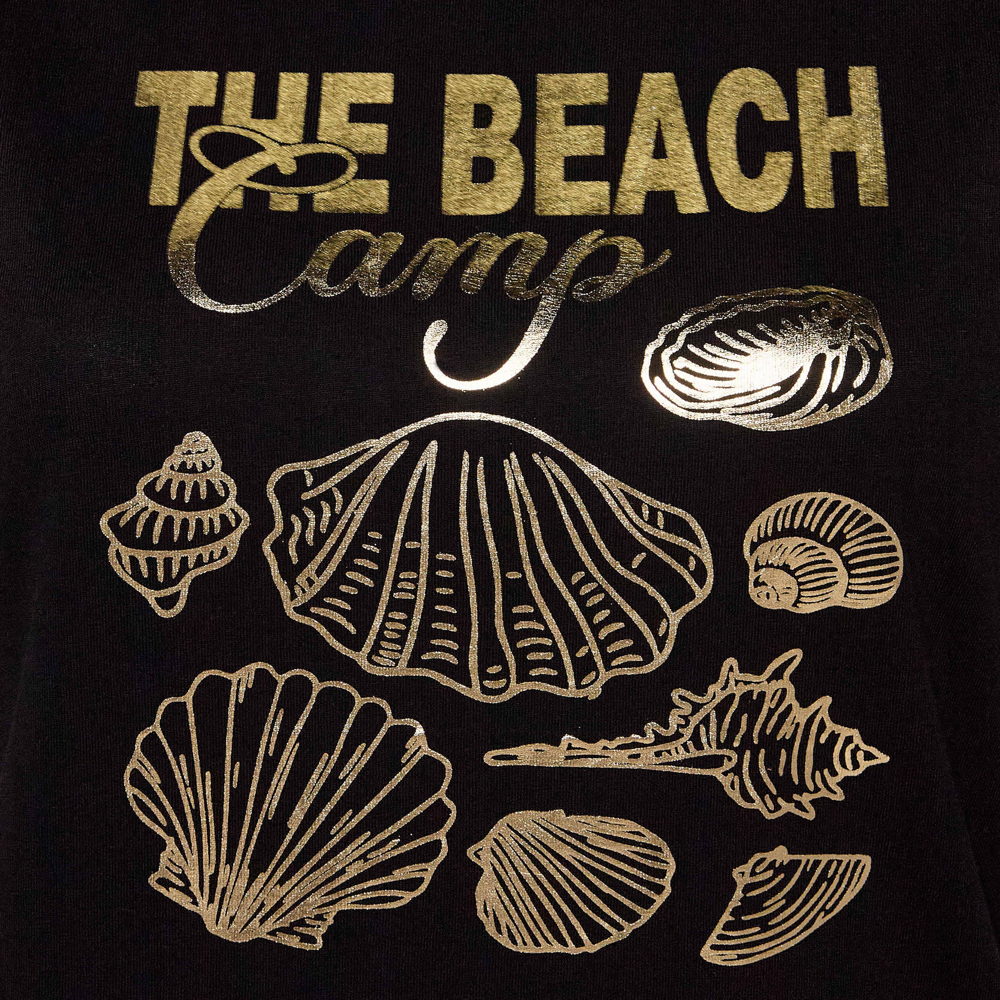 Cotton T-shirt with Seashell Print-women-clothing-tshirts-image-2