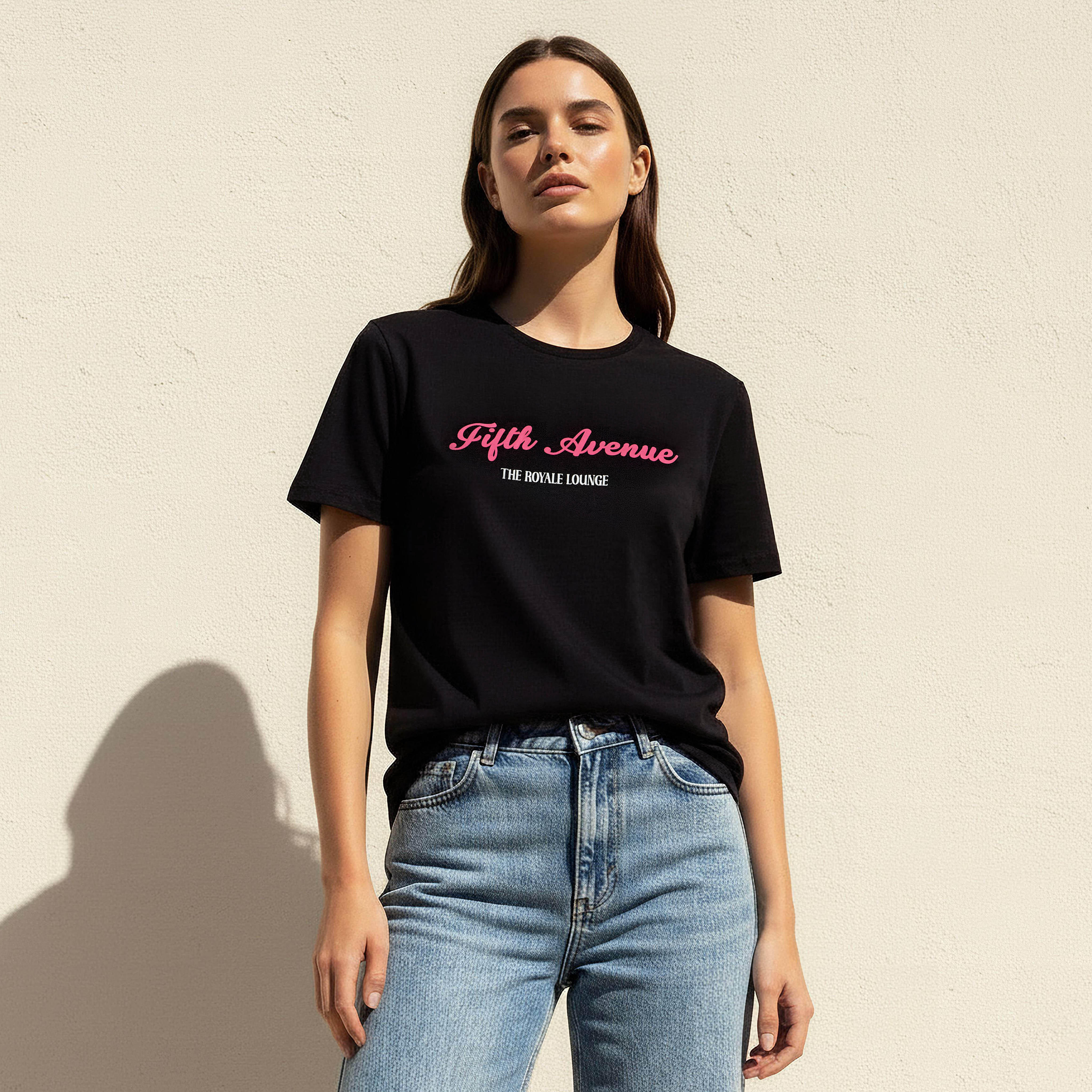 تيشيرت قطن بطبعات تايبوجرافيك-women-clothing-tshirts-image-1