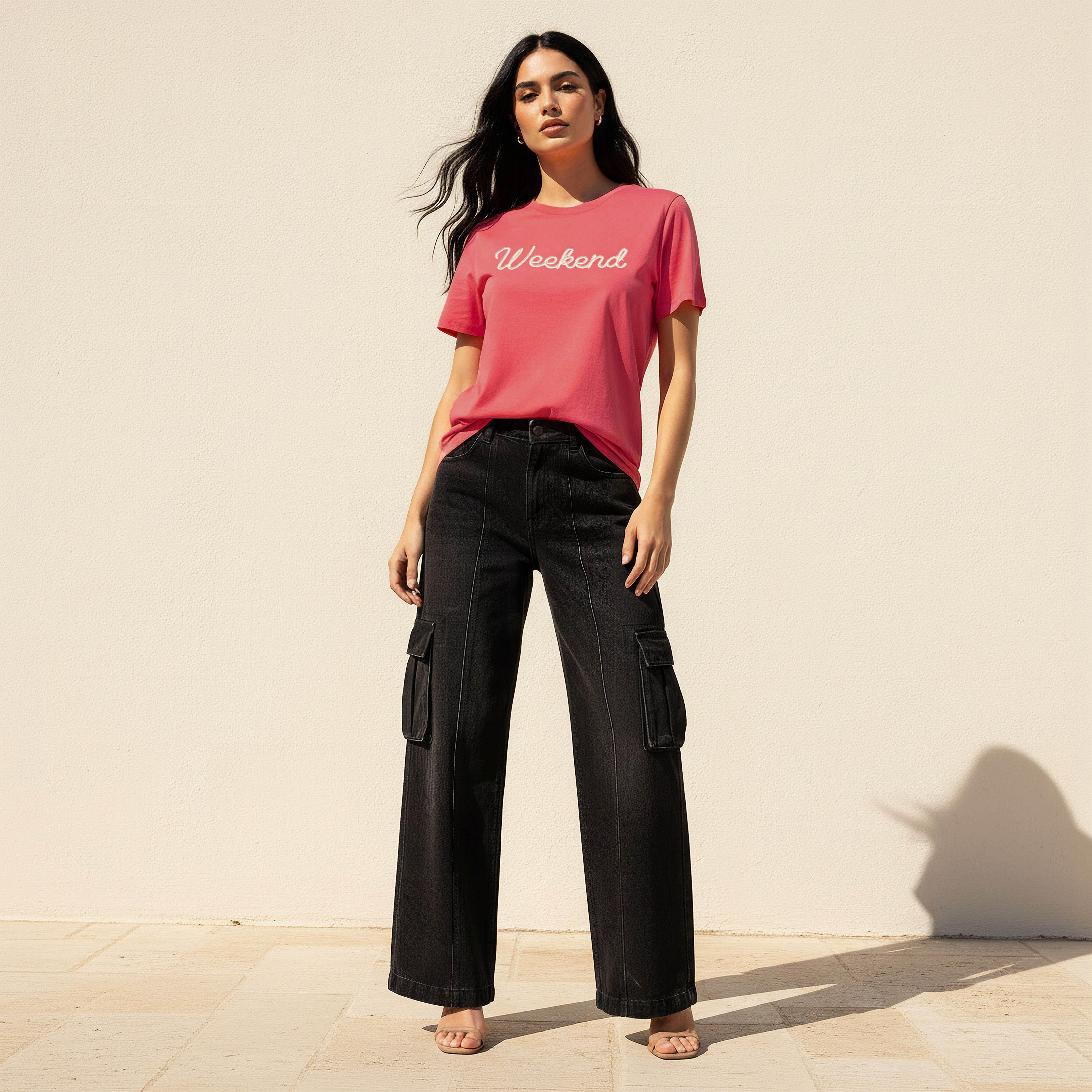 Cotton T-shirt with Embroidery-women-clothing-tshirts-image-3
