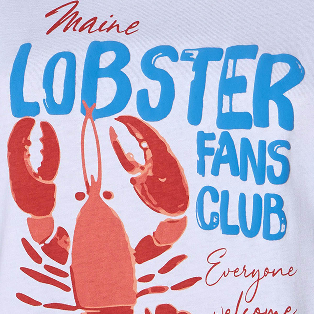 Cotton T-shirt with Lobster Print-women-clothing-tshirts-image-2