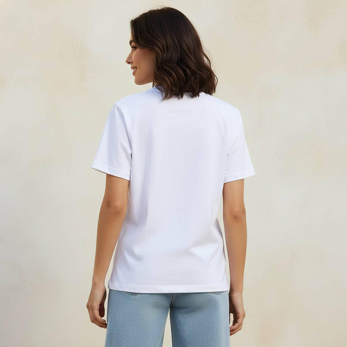 Cotton T-shirt with Lobster Print-women-clothing-tshirts-image-4