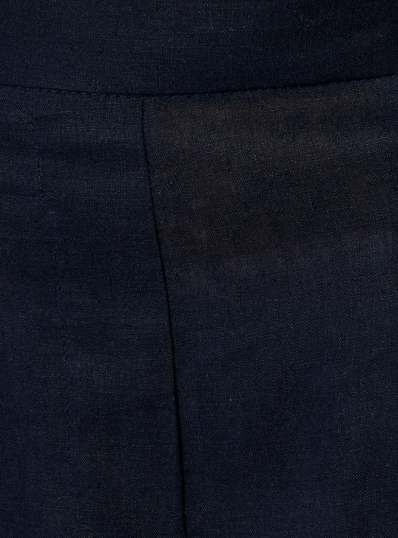 Flexi Waist Linen Blend Wide Leg Trousers-women-clothing-bottoms-trousers-image-2
