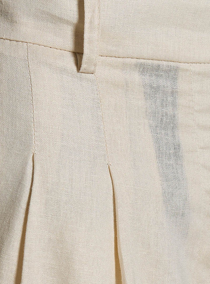 Flexi Waist Linen Blend Wide Leg Trousers-women-clothing-bottoms-trousers-image-2