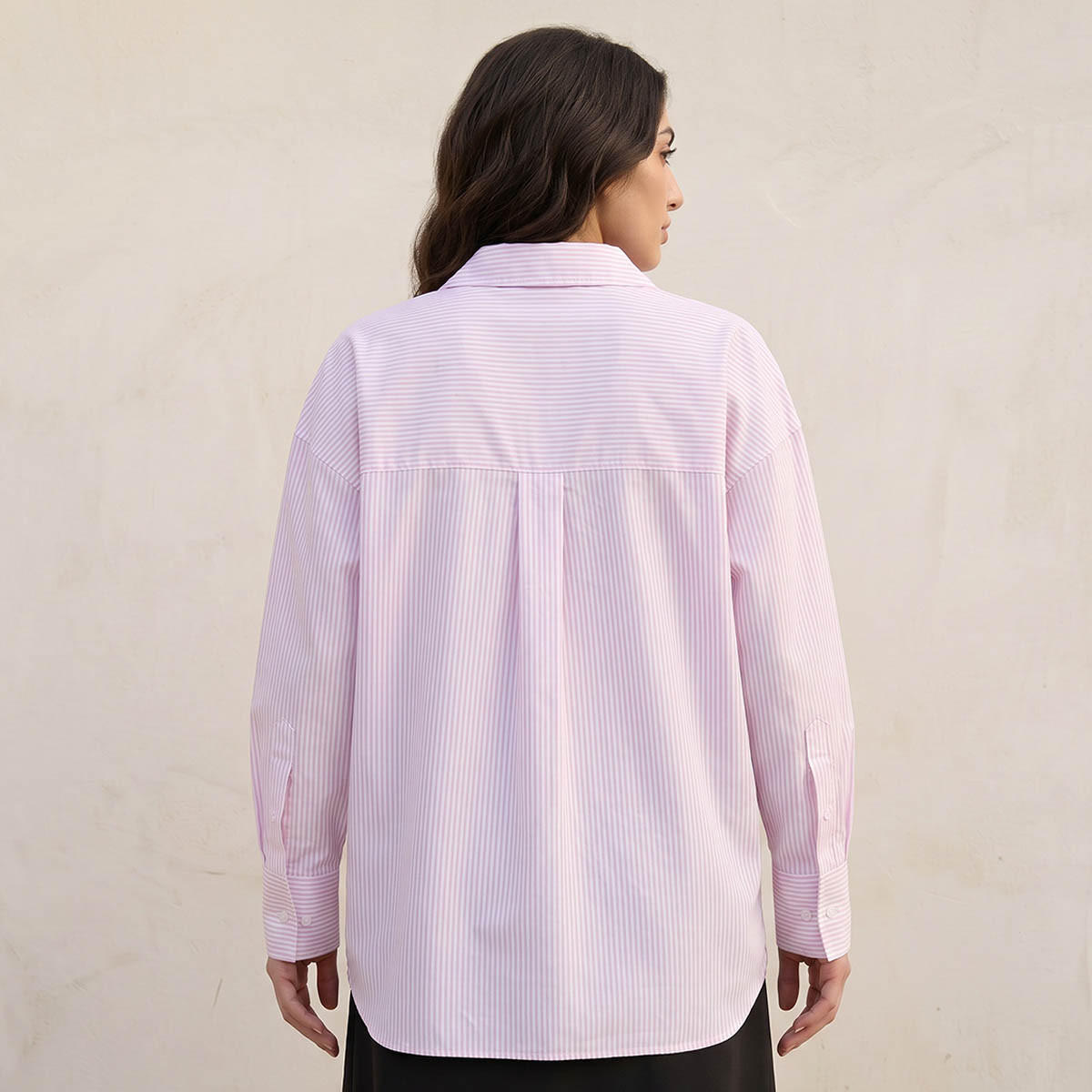 قميص أكسفورد مقلم من أساسيات سبلاش-women-clothing-shirtsandblouses-shirts-image-4