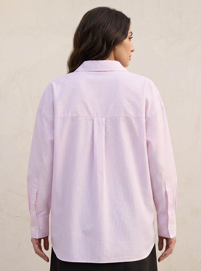 قميص أكسفورد مقلم من أساسيات سبلاش-women-clothing-shirtsandblouses-shirts-image-4