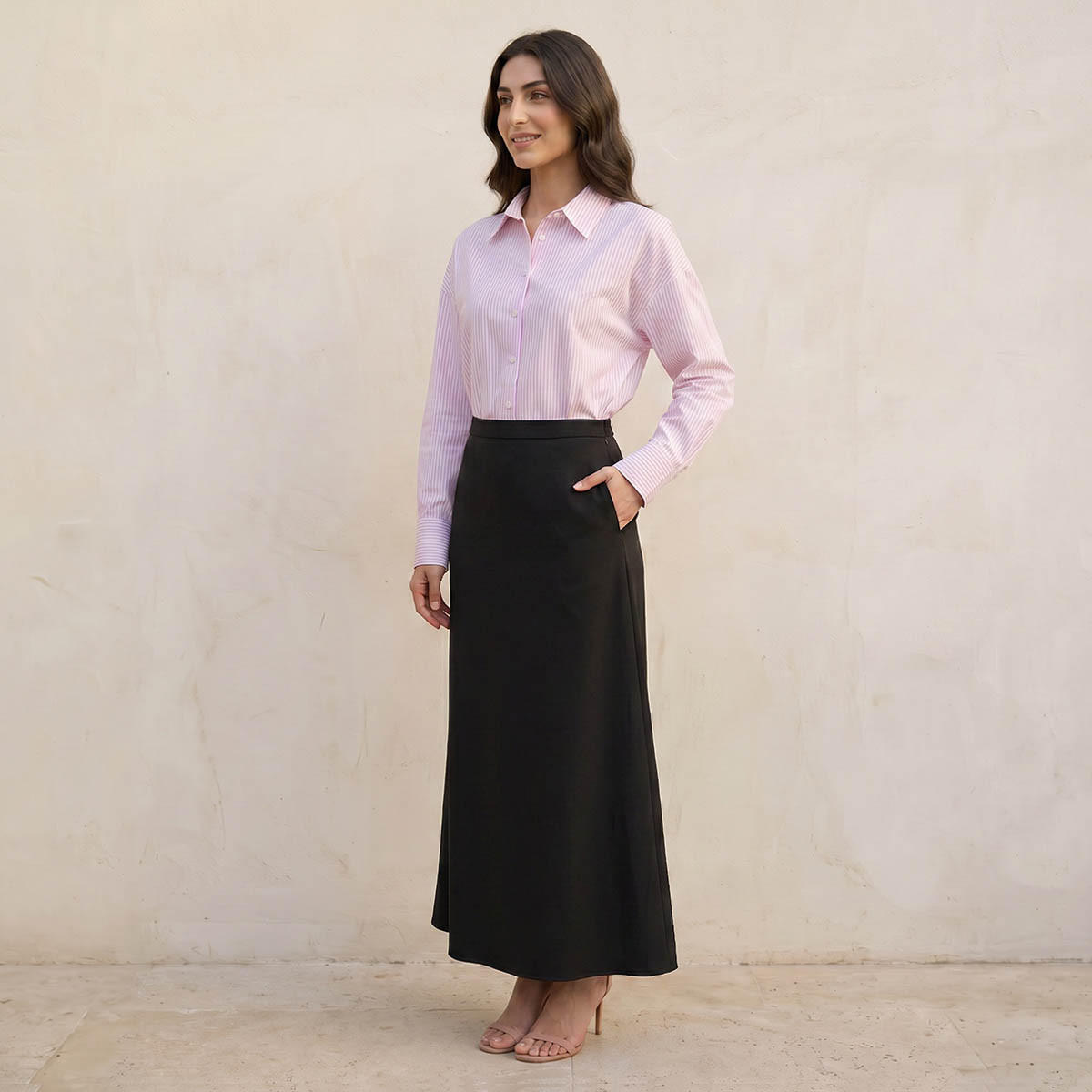 قميص أكسفورد مقلم من أساسيات سبلاش-women-clothing-shirtsandblouses-shirts-image-5