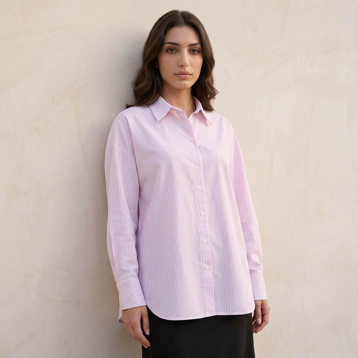 قميص أكسفورد مقلم من أساسيات سبلاش-women-clothing-shirtsandblouses-shirts-image-6