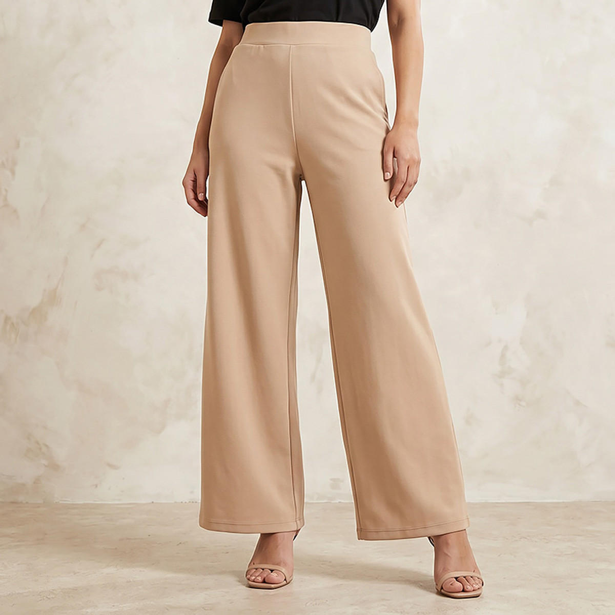 Wide Leg Ponte Pants-women-clothing-trousers-image-1