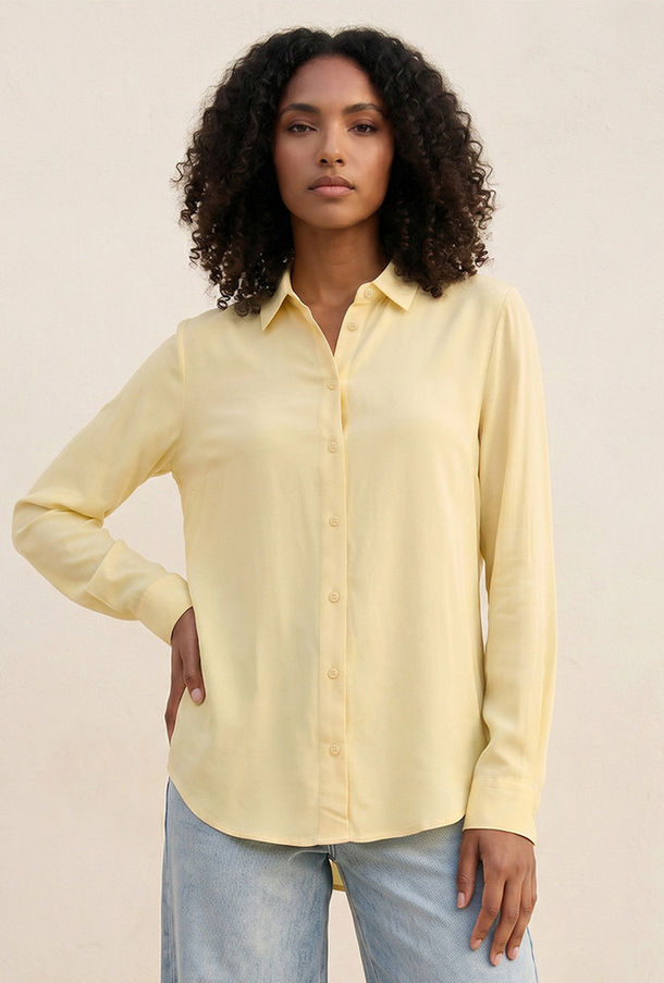 قميص فيسكوز بحواف غير متساوية من سبلاش-women-clothing-shirtsandblouses-shirts-image-1