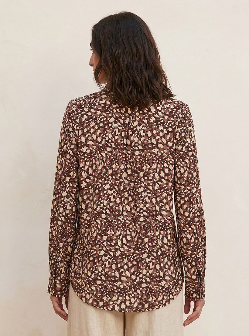قميص فيسكوز بقصة عادية وطبعات من سبلاش بيسكس-women-clothing-shirtsandblouses-blouses-image-4