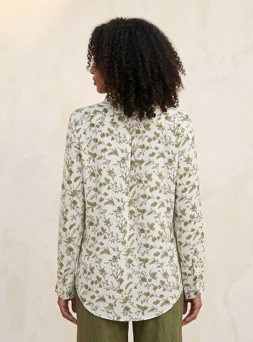 قميص فيسكوز بقصة عادية وطبعات زهرية من سبلاش بيزيكس-women-clothing-shirtsandblouses-shirts-image-4