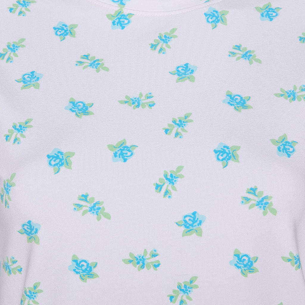 تيشيرت بقصّة سليم وطبعات زهرية-women-clothing-tshirts-image-2