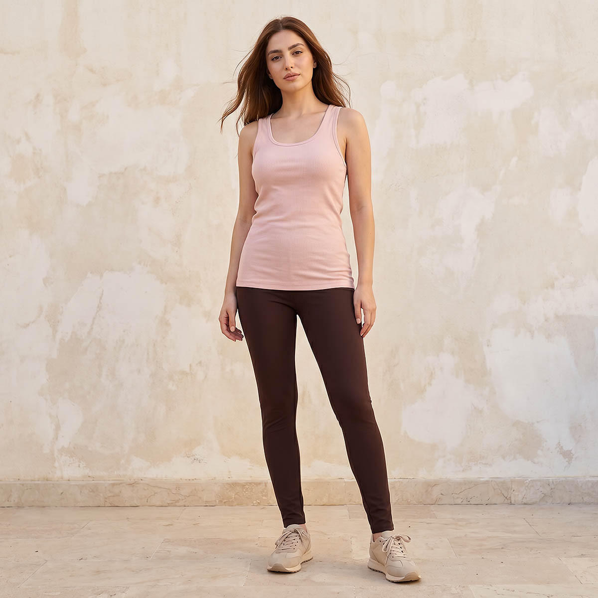 Slim Fit Tank Top with Ribbed Design-women-clothing-tshirts-image-3