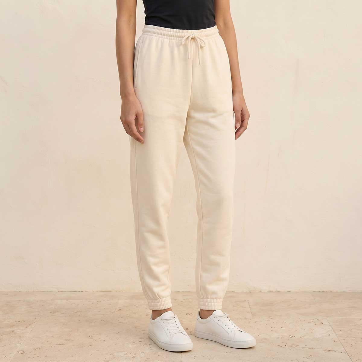Splash Basic Regular Fit Flexi Waist Joggers-women-clothing-bottoms-joggers-image-1