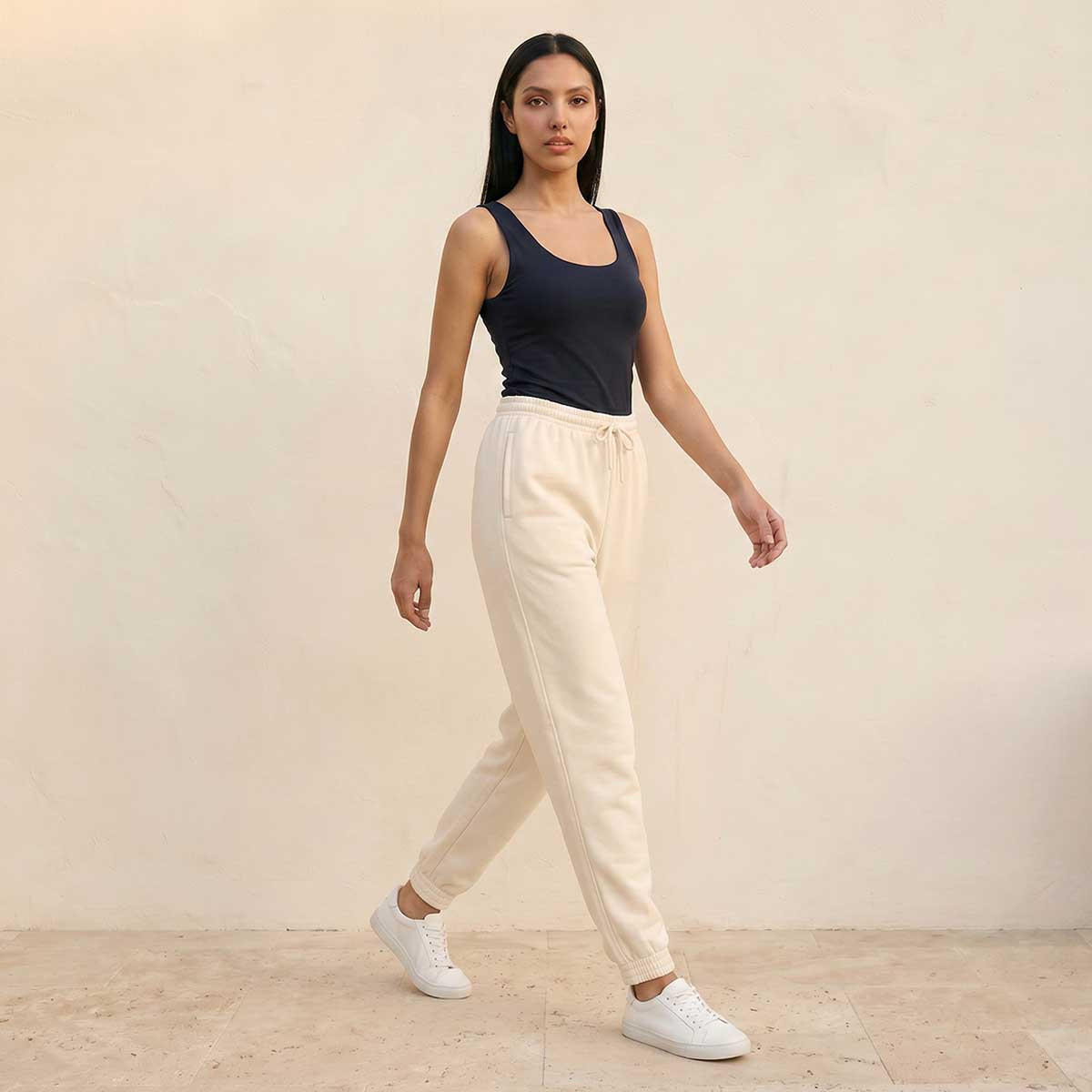 Splash Basic Regular Fit Flexi Waist Joggers-women-clothing-bottoms-joggers-image-5