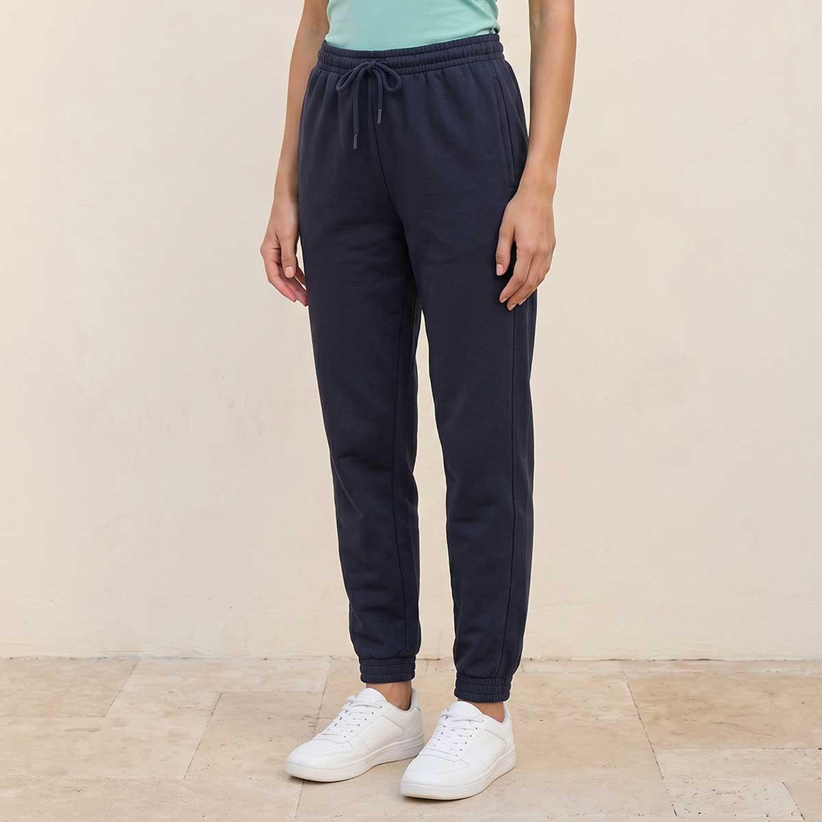 Splash Basic Regular Fit Flexi Waist Joggers-women-clothing-bottoms-joggers-image-1